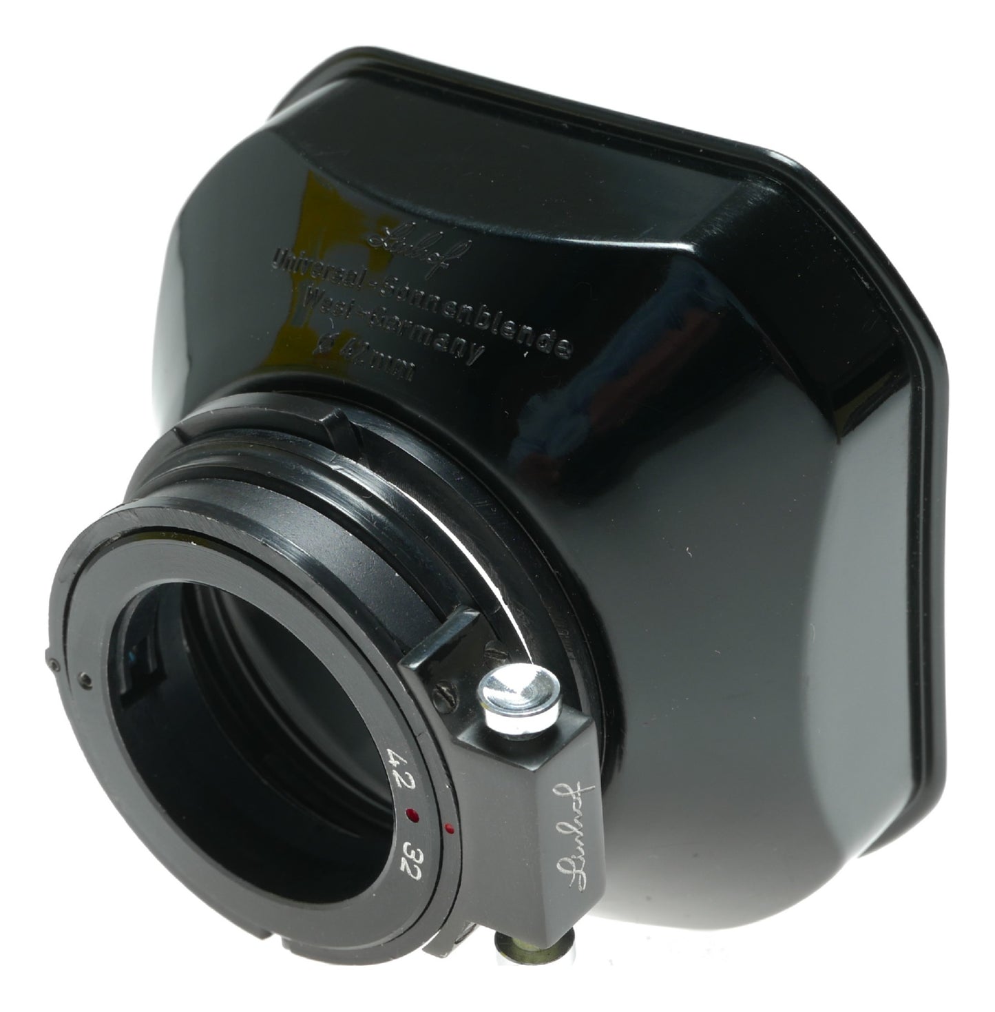 Linhof Universal-Sonnenblende Vintage Camera Lens Hood, 47mm, Made in West Germany - View 4