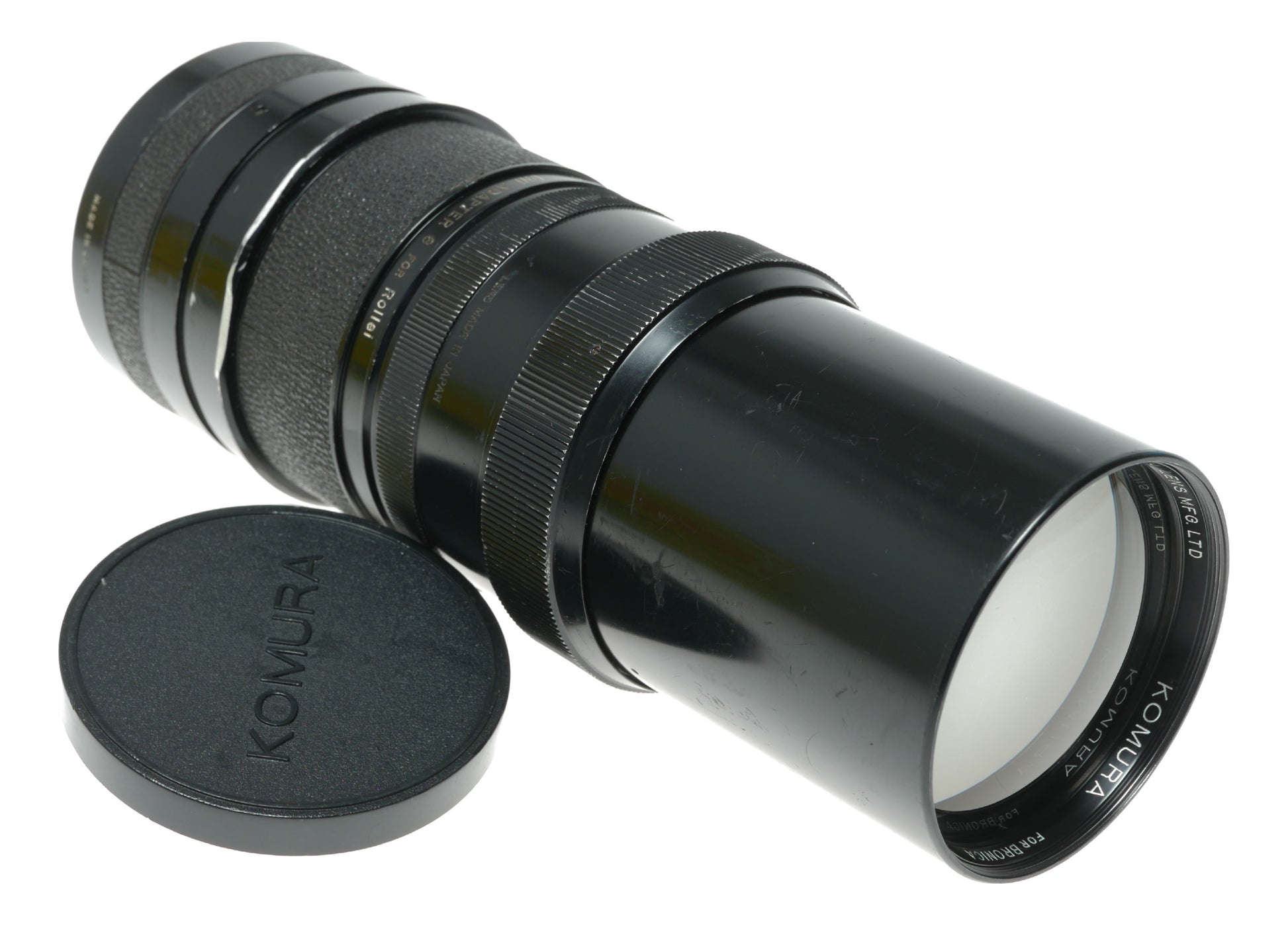 Komura 400mm f/8.3 Telephoto Lens for Bronica with Uni Adapter 6 for 85mm