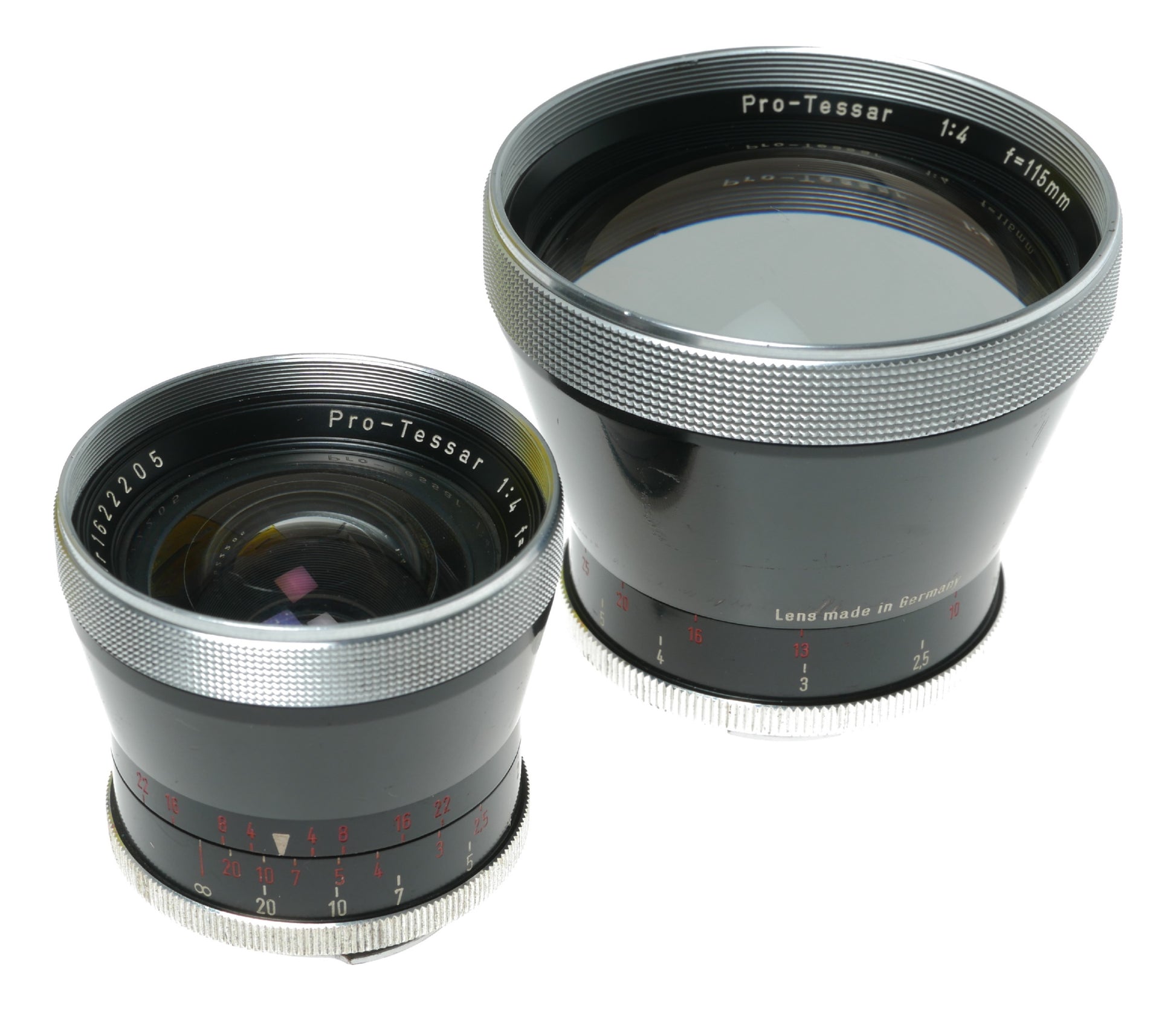 Carl Zeiss Pro-Tessar 35mm f/4 Vintage Camera Lens Made in Germany - View 4