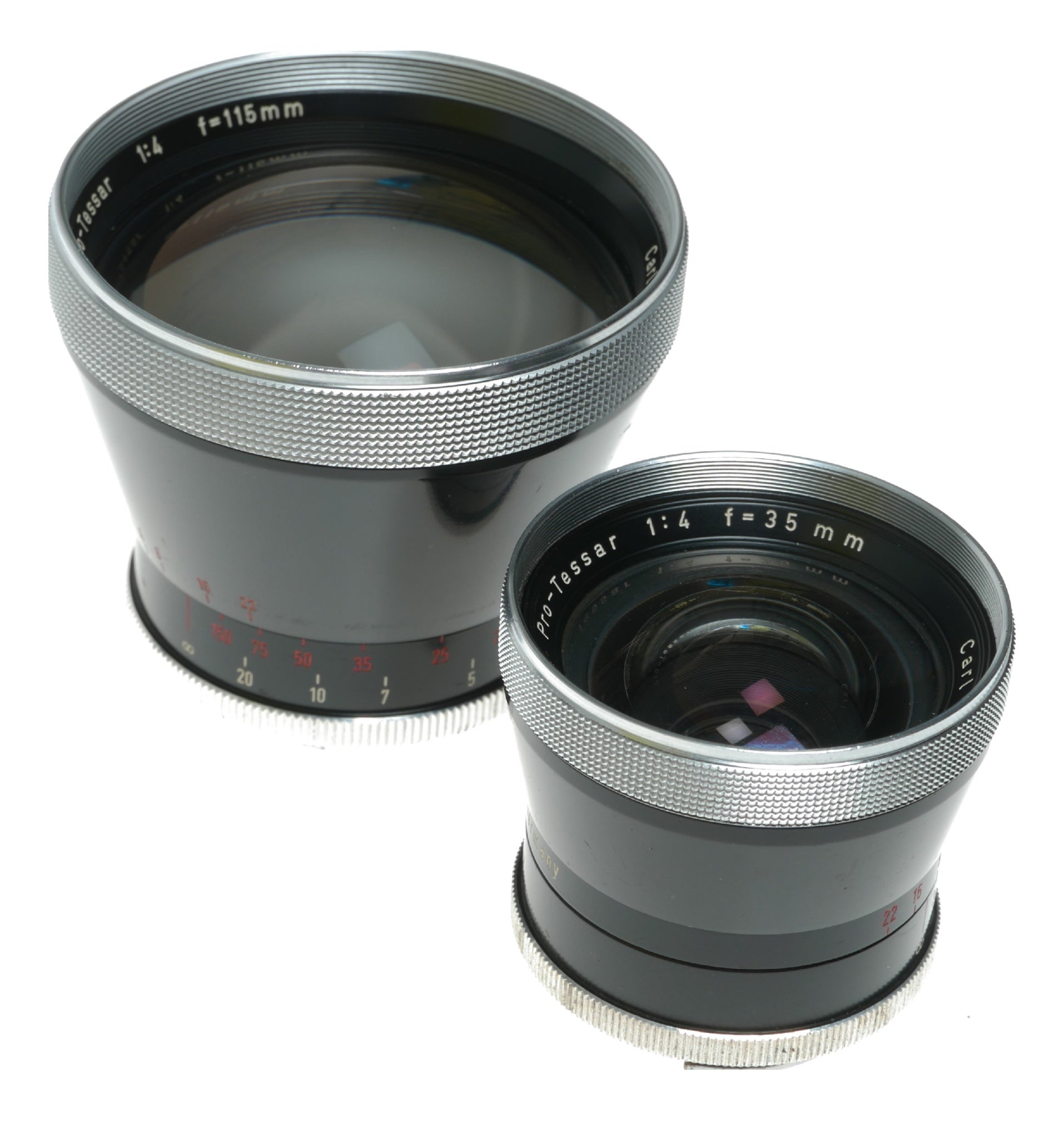 Carl Zeiss Pro-Tessar 35mm f/4 Vintage Camera Lens Made in Germany - View 5