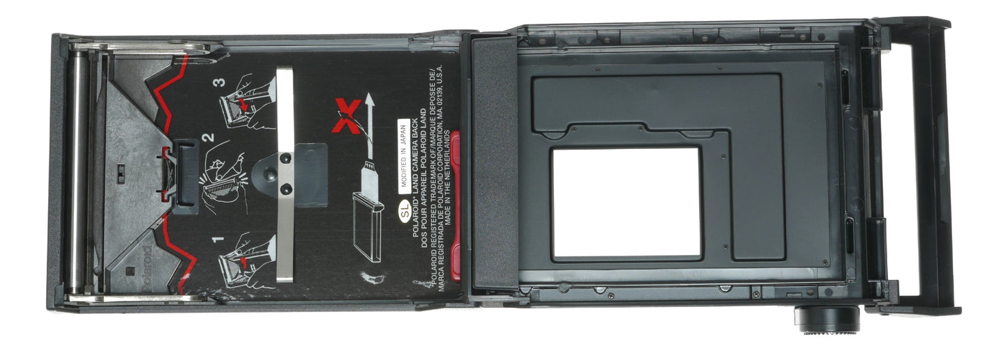 Polaroid 645 PRO Land Camera Back for Mamiya with HP401 Film Holder - View 8
