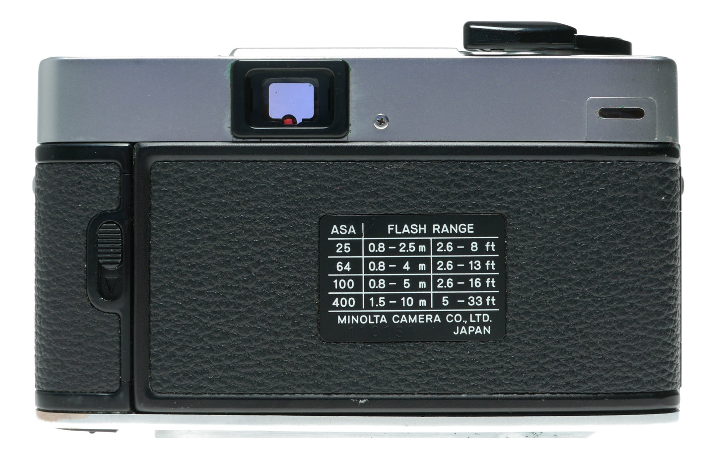 Minolta Hi-Matic CSII Vintage Film Camera with 38mm f/2.7 Rokkor Lens - View 6