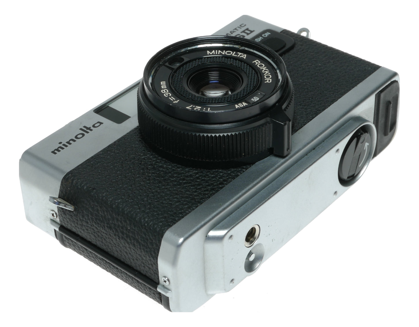 Minolta Hi-Matic CSII Vintage Film Camera with 38mm f/2.7 Rokkor Lens - View 10