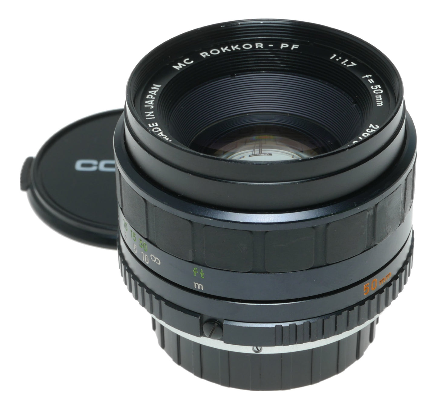 Minolta MC Rokkor-PF 50mm f/1.7 Vintage Prime Lens Made in Japan