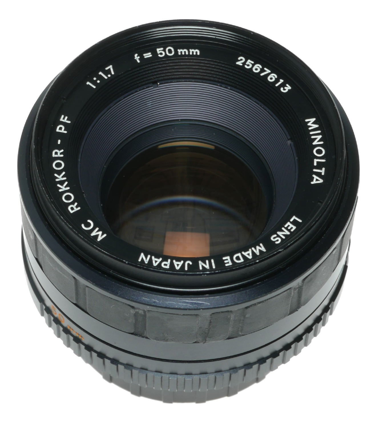 Minolta MC Rokkor-PF 50mm f/1.7 Vintage Prime Lens Made in Japan - View 12