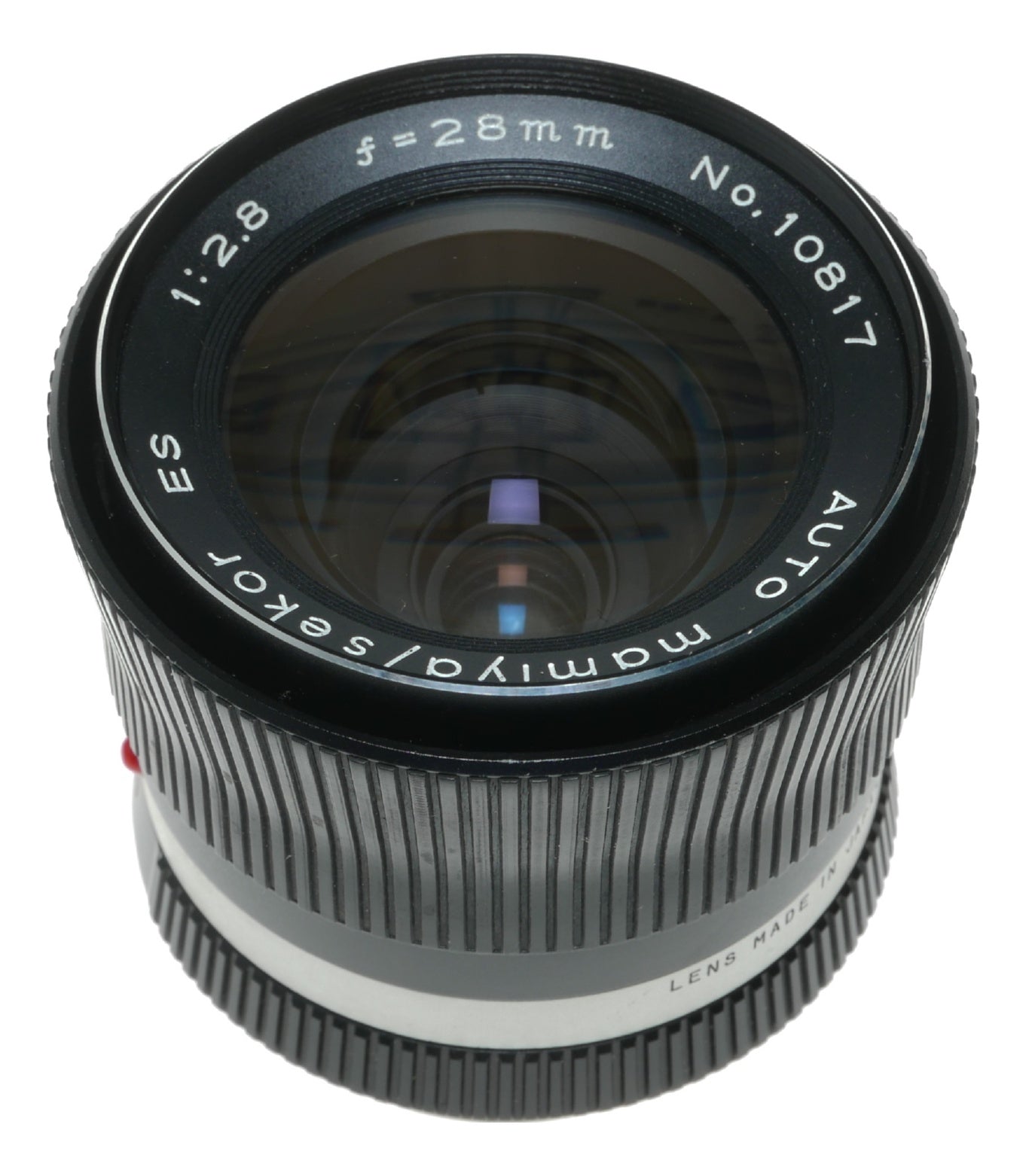 Mamiya/Sekor 28mm f/2.8 Auto ES Vintage Prime Lens Made in Japan - View 9
