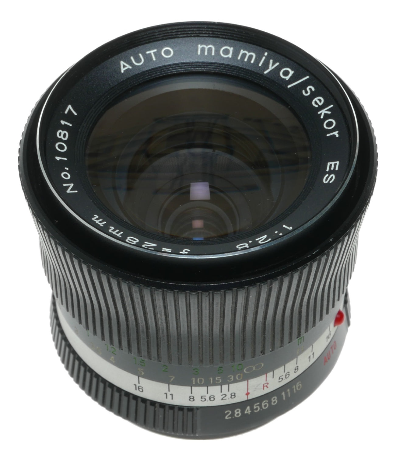 Mamiya/Sekor 28mm f/2.8 Auto ES Vintage Prime Lens Made in Japan - View 10