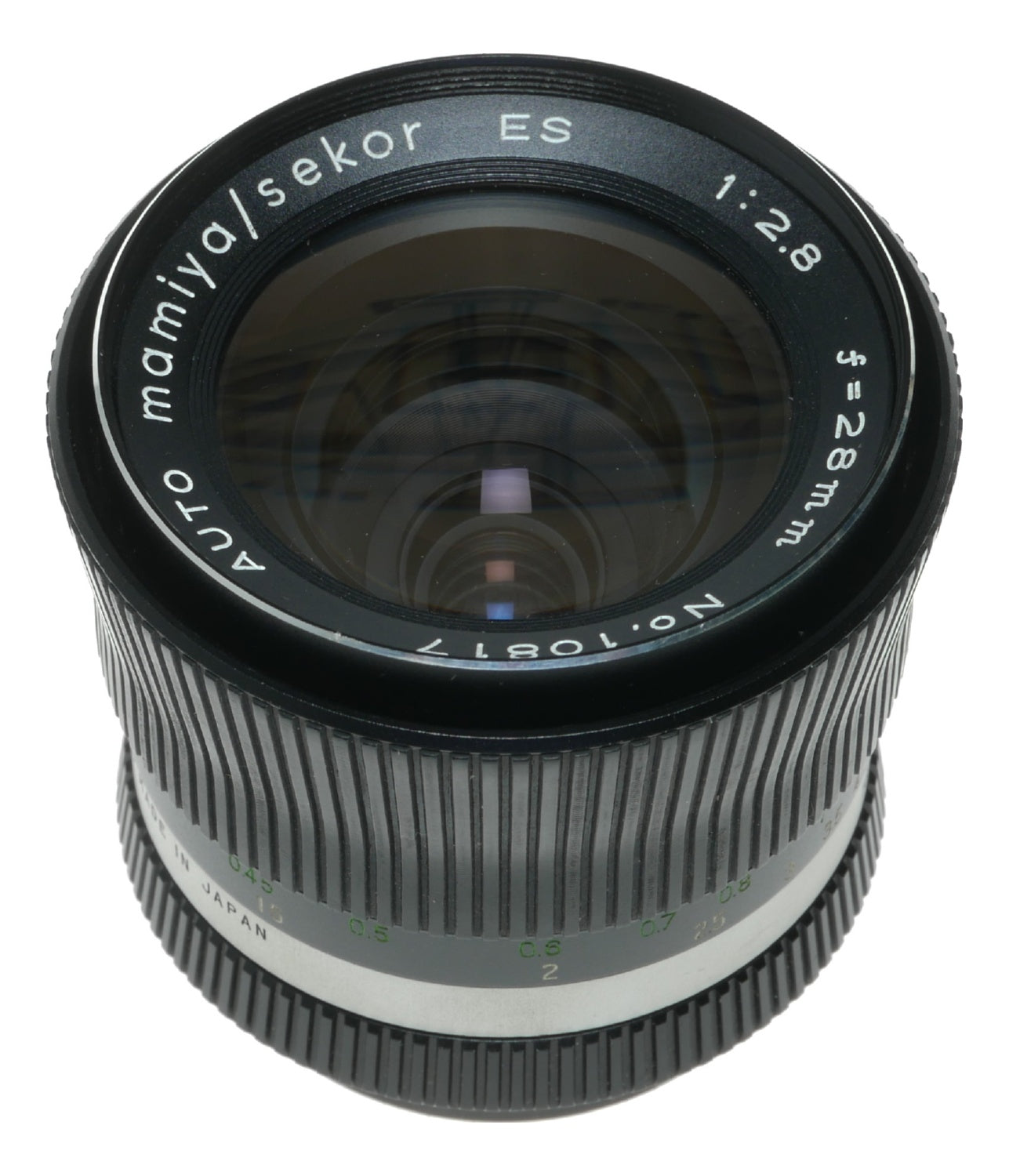 Mamiya/Sekor 28mm f/2.8 Auto ES Vintage Prime Lens Made in Japan - View 11