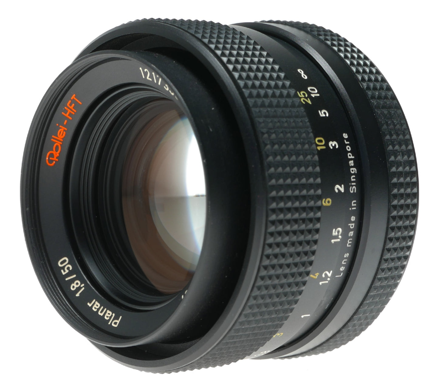 Rollei Planar HFT 50mm f/1.8 Vintage Camera Lens Made in Singapore - View 2