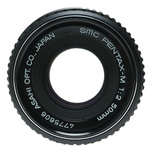 Asahi Pentax SMC Pentax-M 50mm f/2 Vintage SLR Camera Lens - View 2