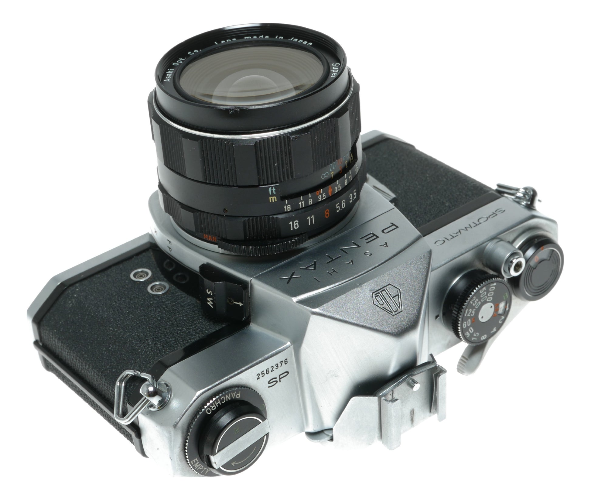 Asahi Pentax Spotmatic Vintage SLR Camera with Super-Takumar 28mm f/3.5 Lens - View 9