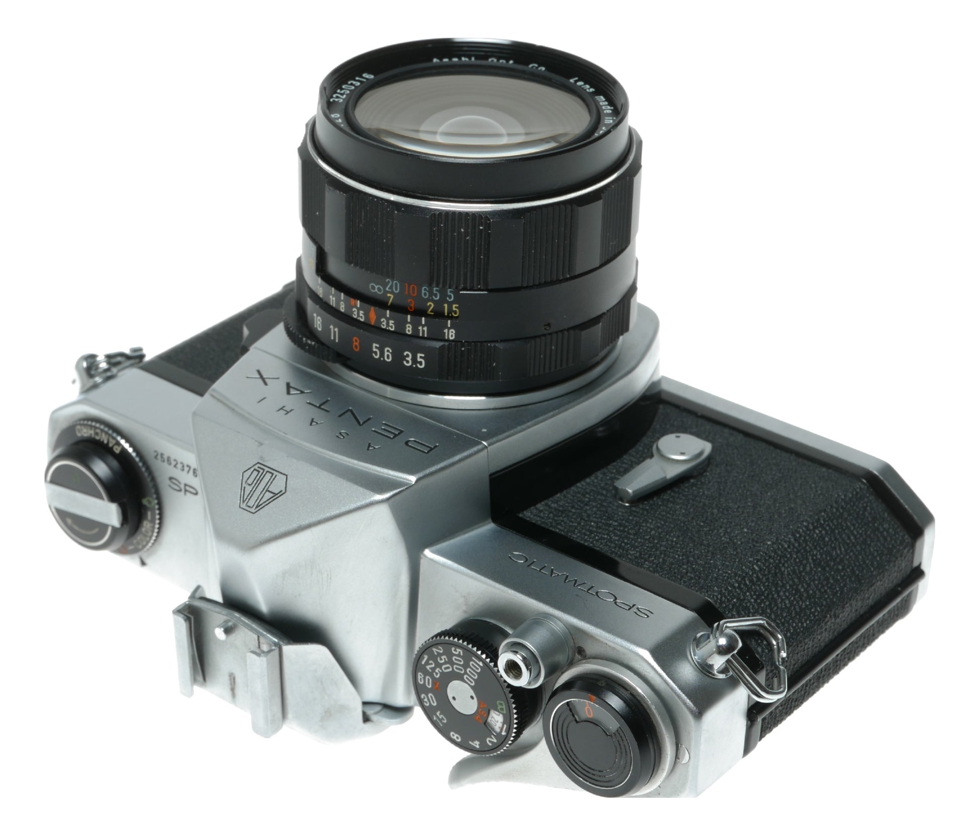 Asahi Pentax Spotmatic Vintage SLR Camera with Super-Takumar 28mm f/3.5 Lens - View 10