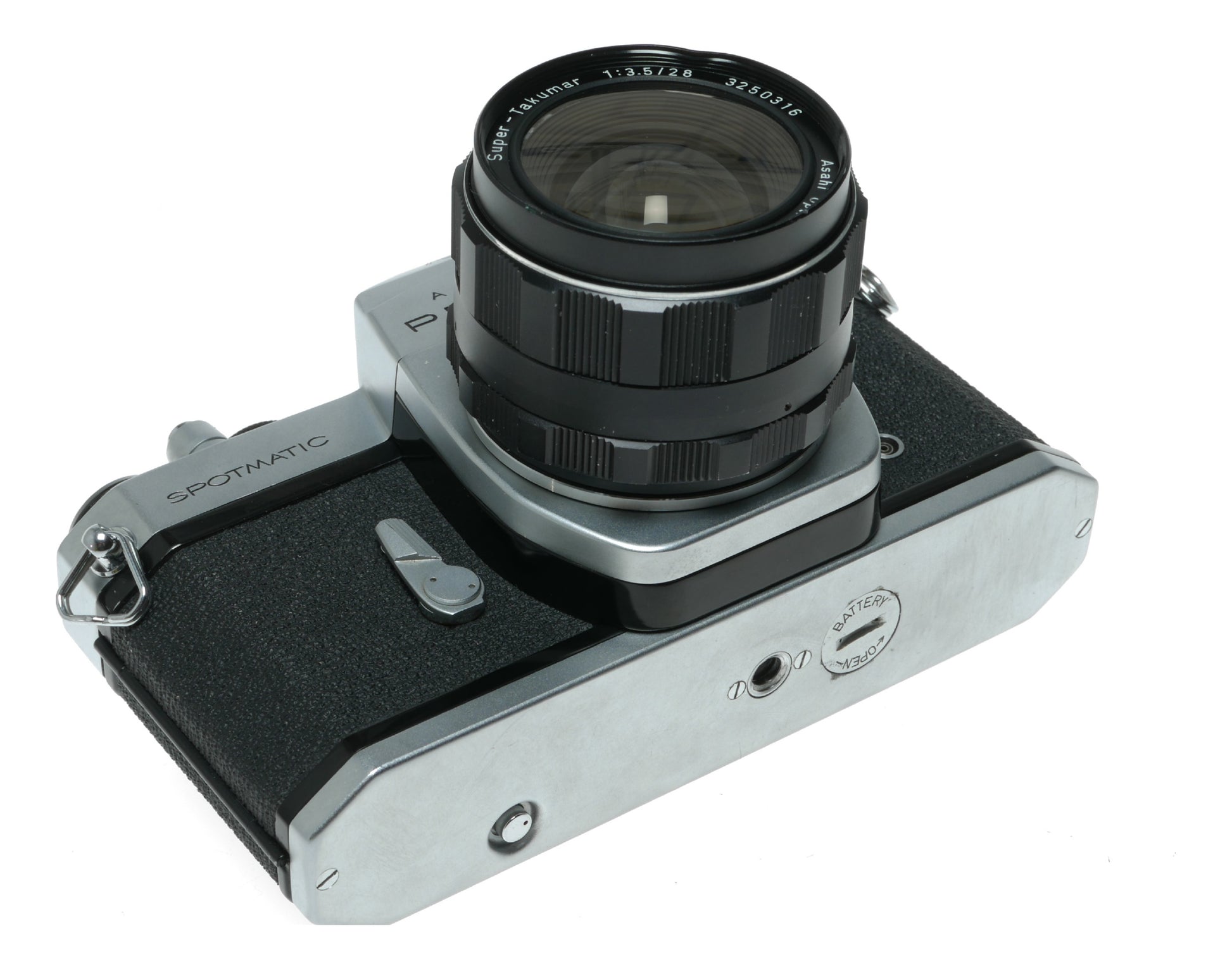 Asahi Pentax Spotmatic Vintage SLR Camera with Super-Takumar 28mm f/3.5 Lens - View 11