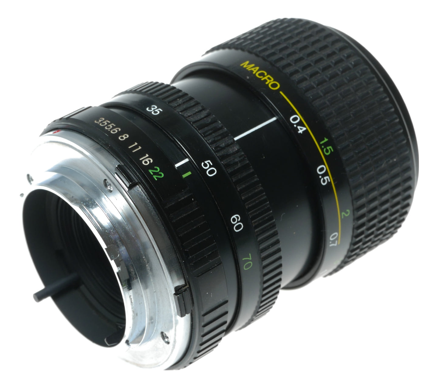 Cosina 35-70mm f/3.5-4.8 MC Macro Lens, 52mm Filter Thread, Made in Japan - View 5