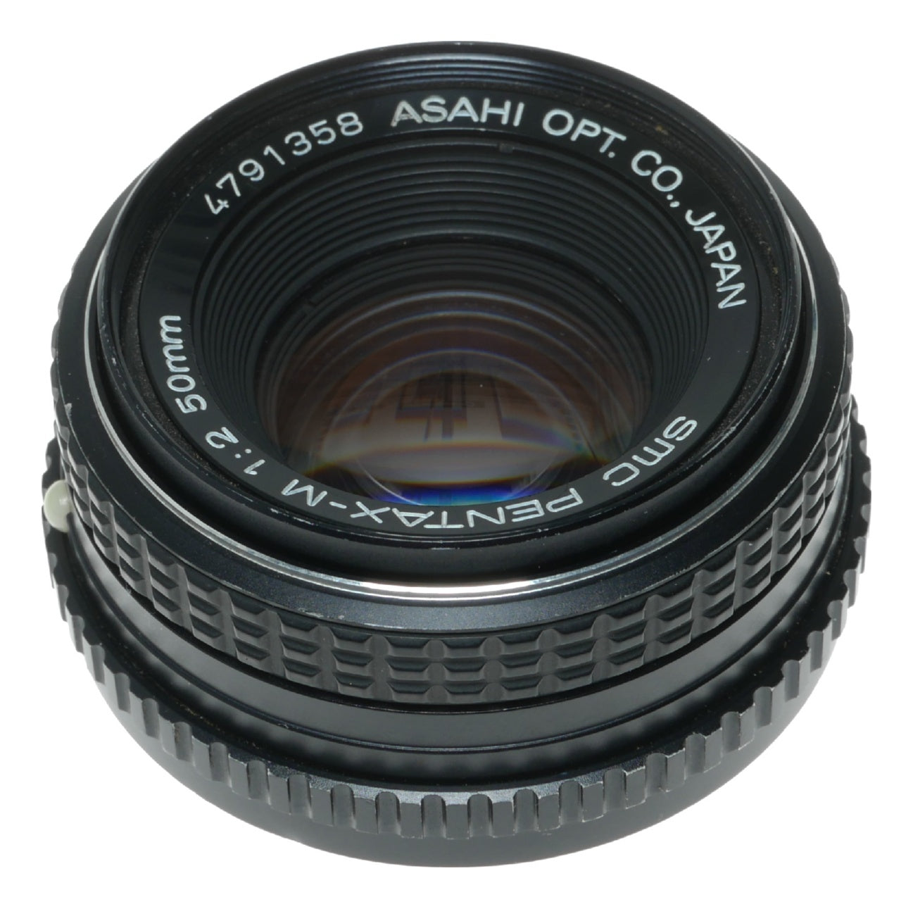 Pentax-M 50mm f/2 Vintage SLR Lens by Asahi Optical Co. Japan - View 3