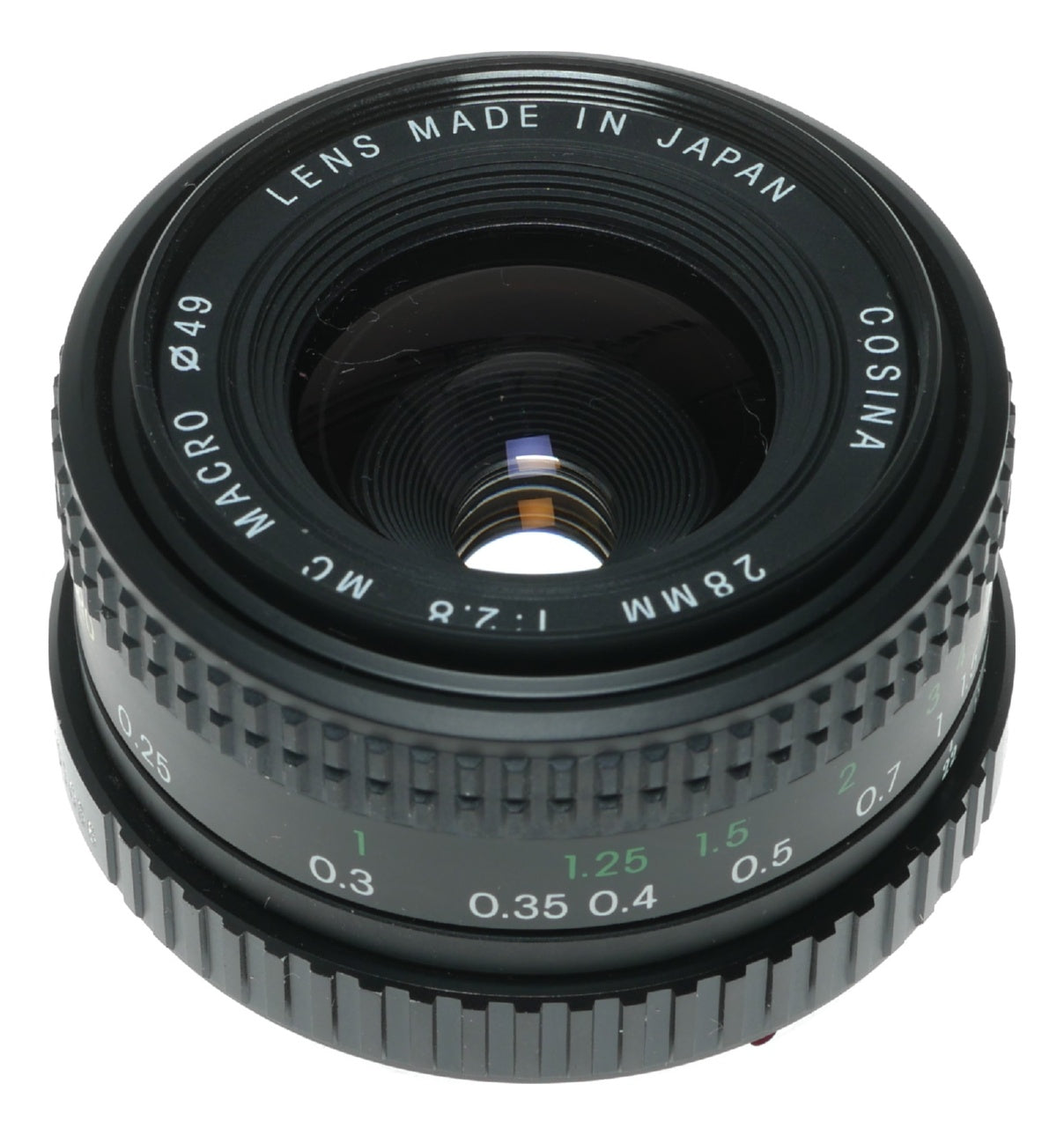 Cosina 28mm f/2.8 MC Macro Lens Made in Japan - View 4