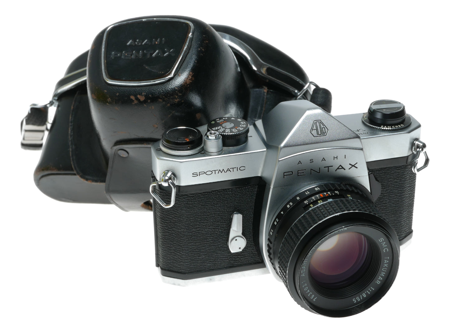 Asahi Pentax Spotmatic Vintage SLR Camera with SMC Takumar 1:1.8/55mm Lens