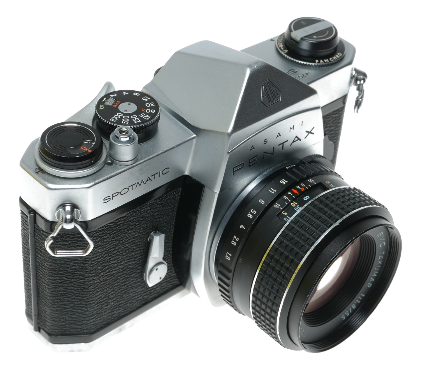 Asahi Pentax Spotmatic Vintage SLR Camera with SMC Takumar 1:1.8/55mm Lens - View 5