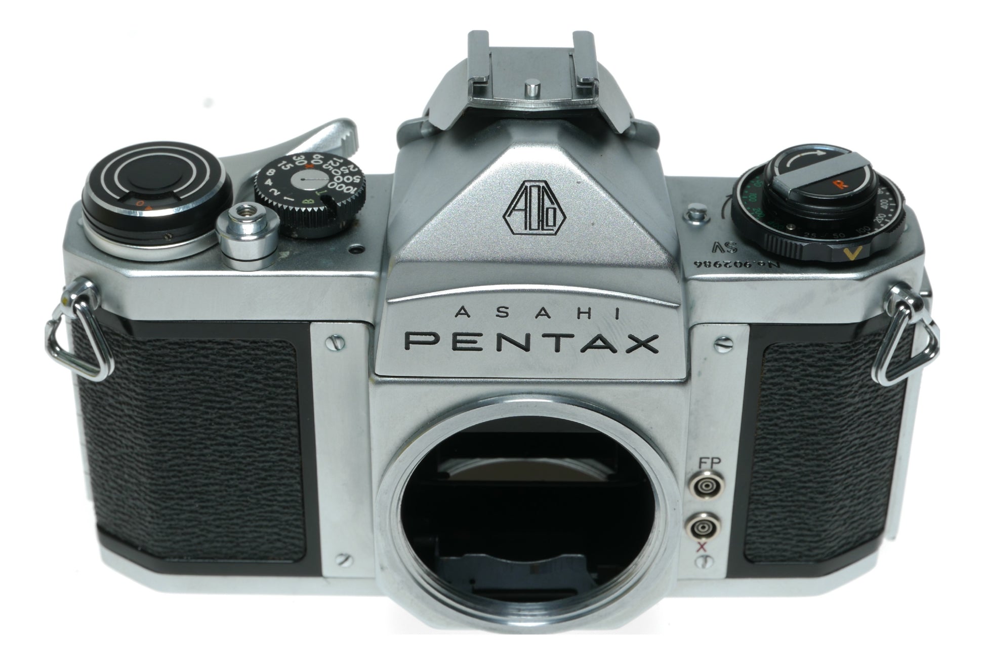 Asahi Pentax SV Vintage 35mm Film SLR Camera with Super-Takumar Lens - View 2
