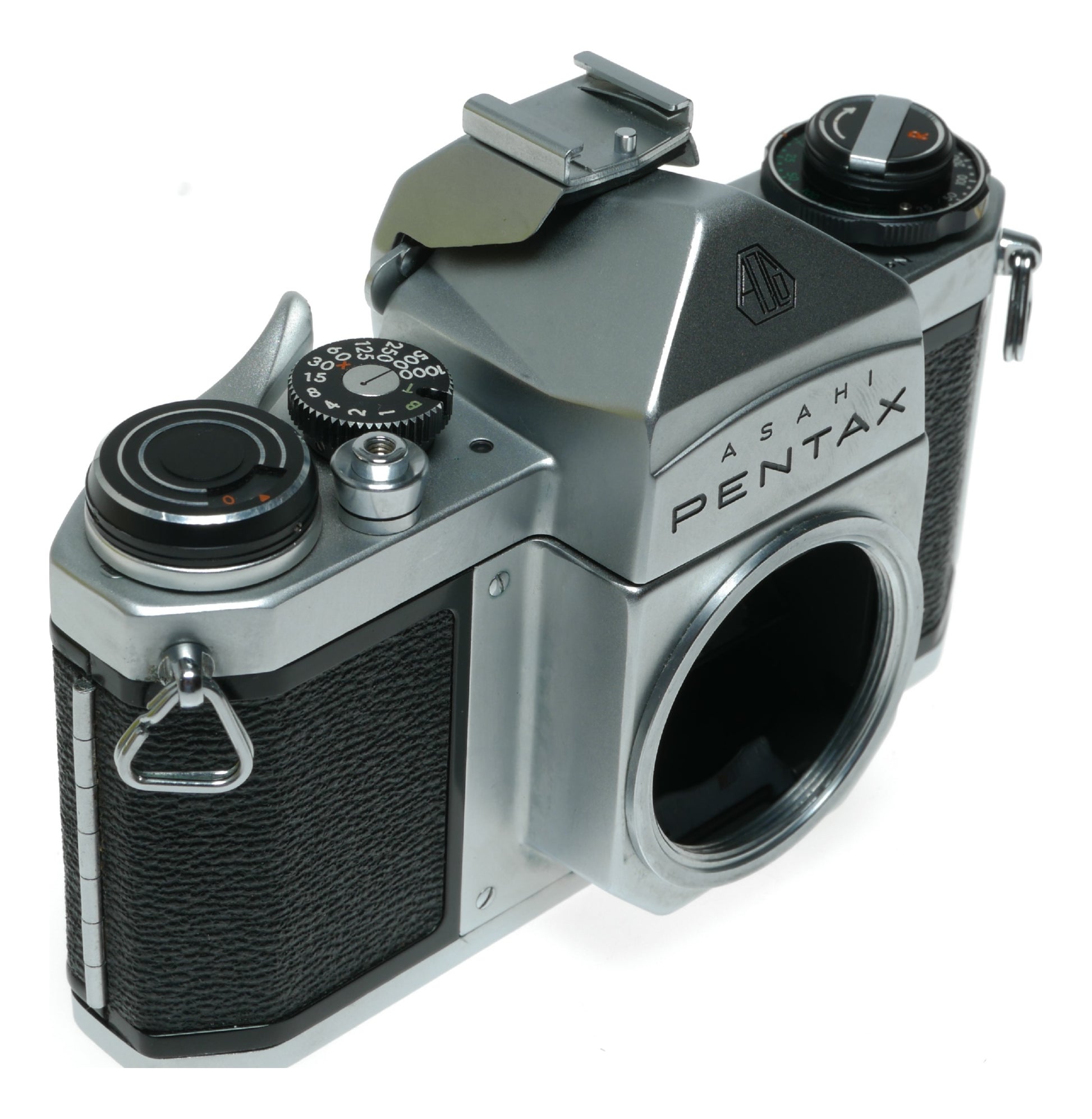 Asahi Pentax SV Vintage 35mm Film SLR Camera with Super-Takumar Lens - View 3