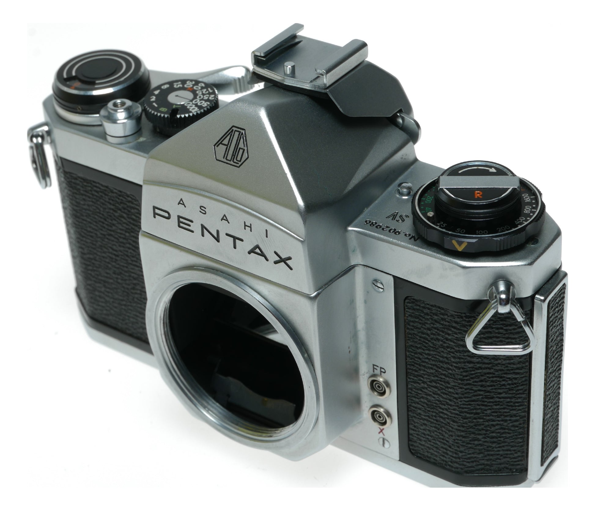 Asahi Pentax SV Vintage 35mm Film SLR Camera with Super-Takumar Lens - View 4