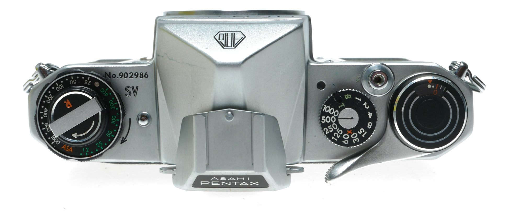 Asahi Pentax SV Vintage 35mm Film SLR Camera with Super-Takumar Lens - View 5