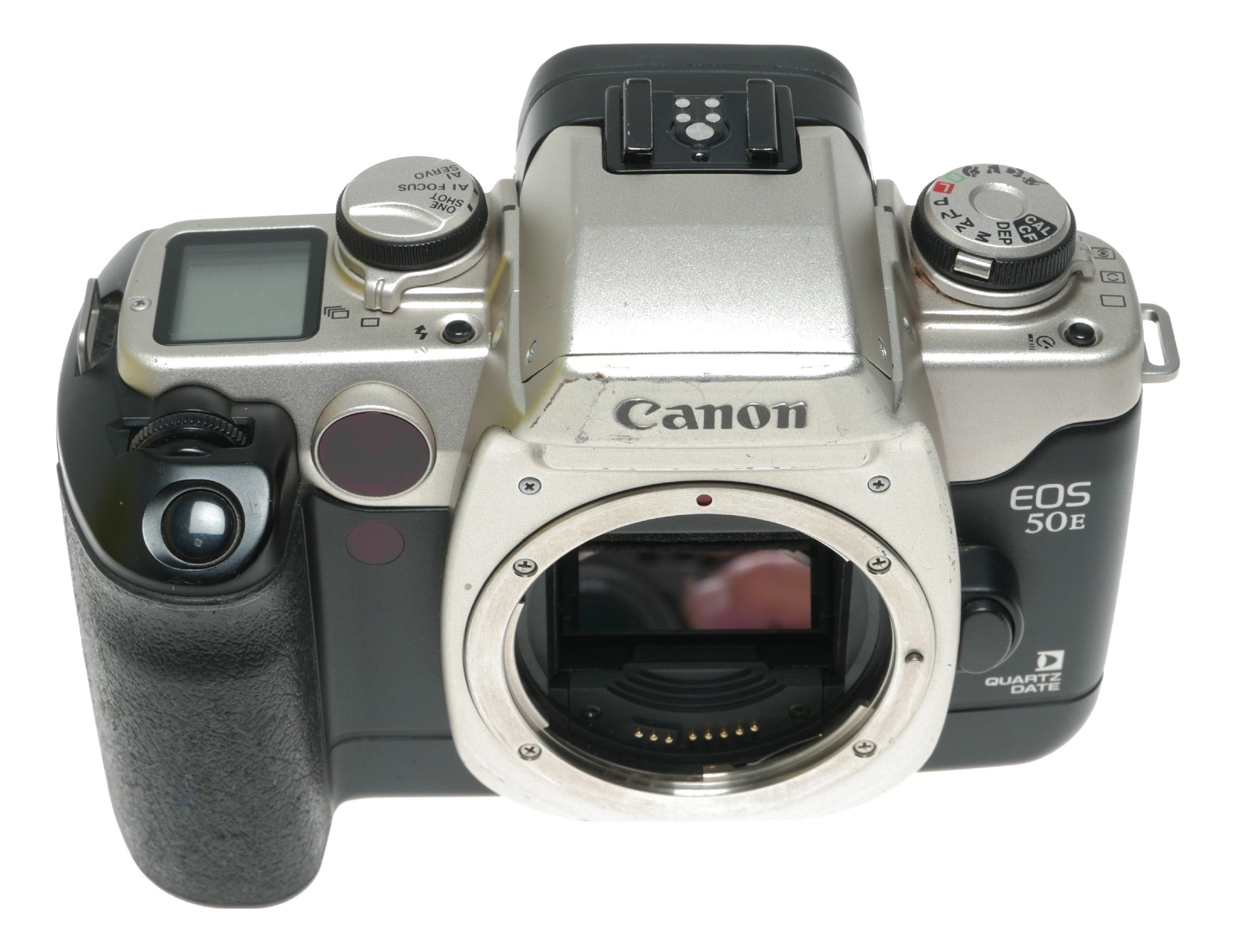 Canon EOS 50E Vintage SLR Film Camera with Quartz Date and AI Servo Focus - View 3