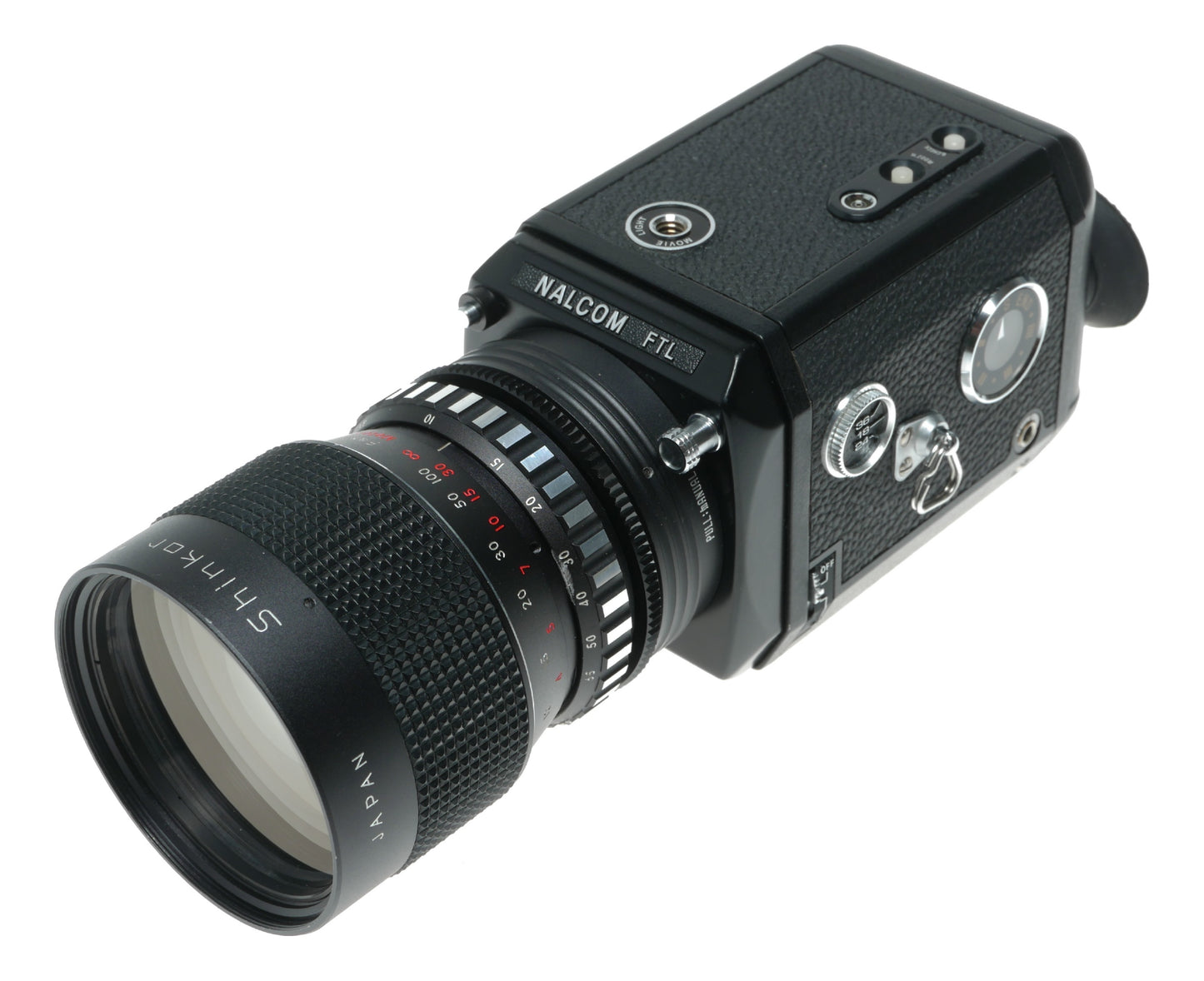 Nalcom FTL Synchro Zoom Vintage Camera with 6.5-65mm f/1.8 Lens, Made in Japan - View 4