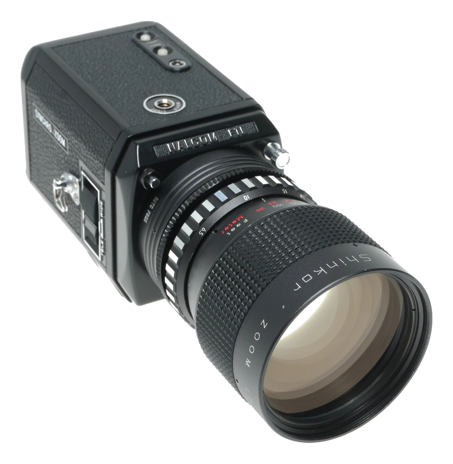 Nalcom FTL Synchro Zoom Vintage Camera with 6.5-65mm f/1.8 Lens, Made in Japan - View 10