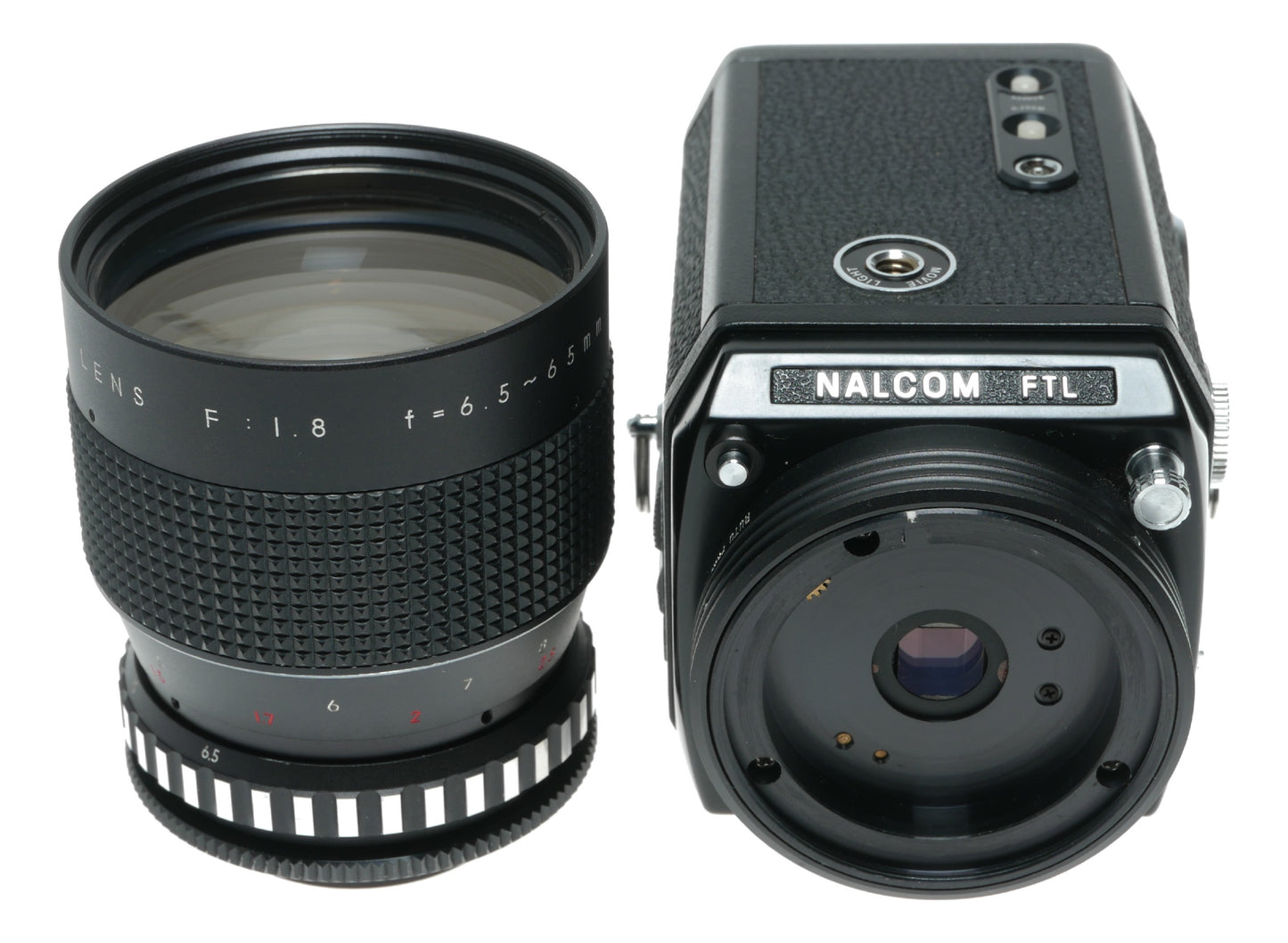 Nalcom FTL Synchro Zoom Vintage Camera with 6.5-65mm f/1.8 Lens, Made in Japan - View 11