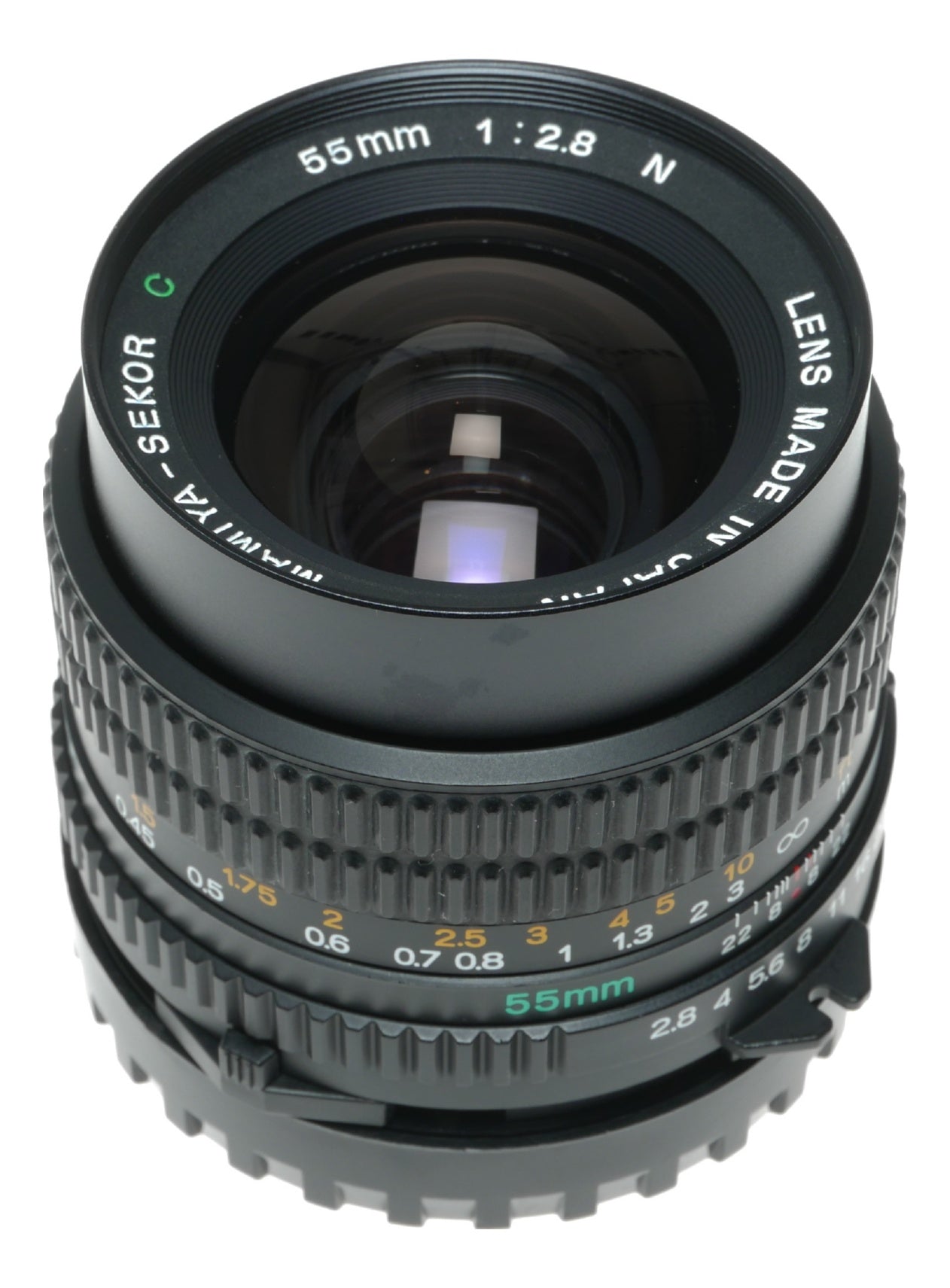 Mamiya-Sekor C 55mm f/2.8 Vintage Camera Lens Made in Japan - View 12
