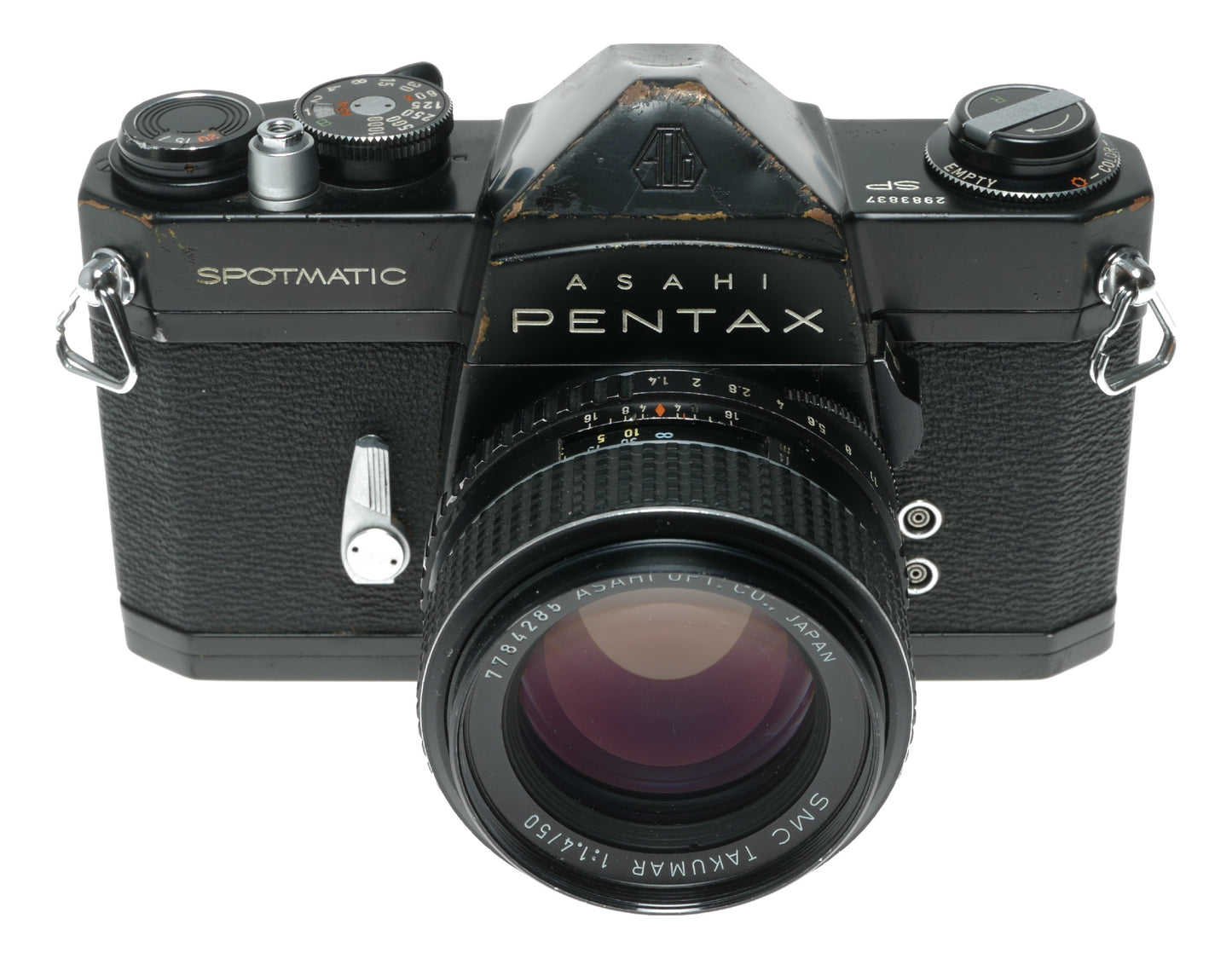 Asahi Pentax Spotmatic Vintage SLR Camera with SMC Takumar 1:1.4/50mm Lens - View 2
