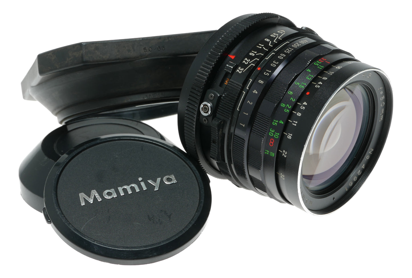 Mamiya-Sekor C 50mm f/4.5 Vintage Camera Lens - View 8