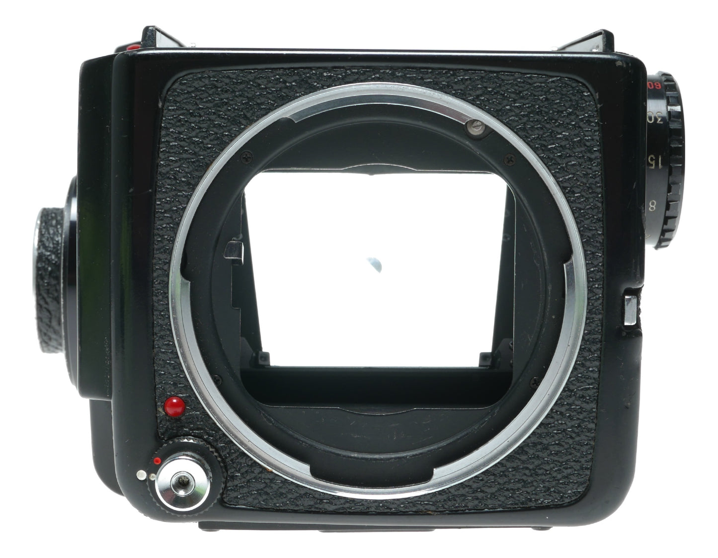 Mamiya M645J Vintage Medium Format Film Camera - Silver Oxide Battery Model - View 2