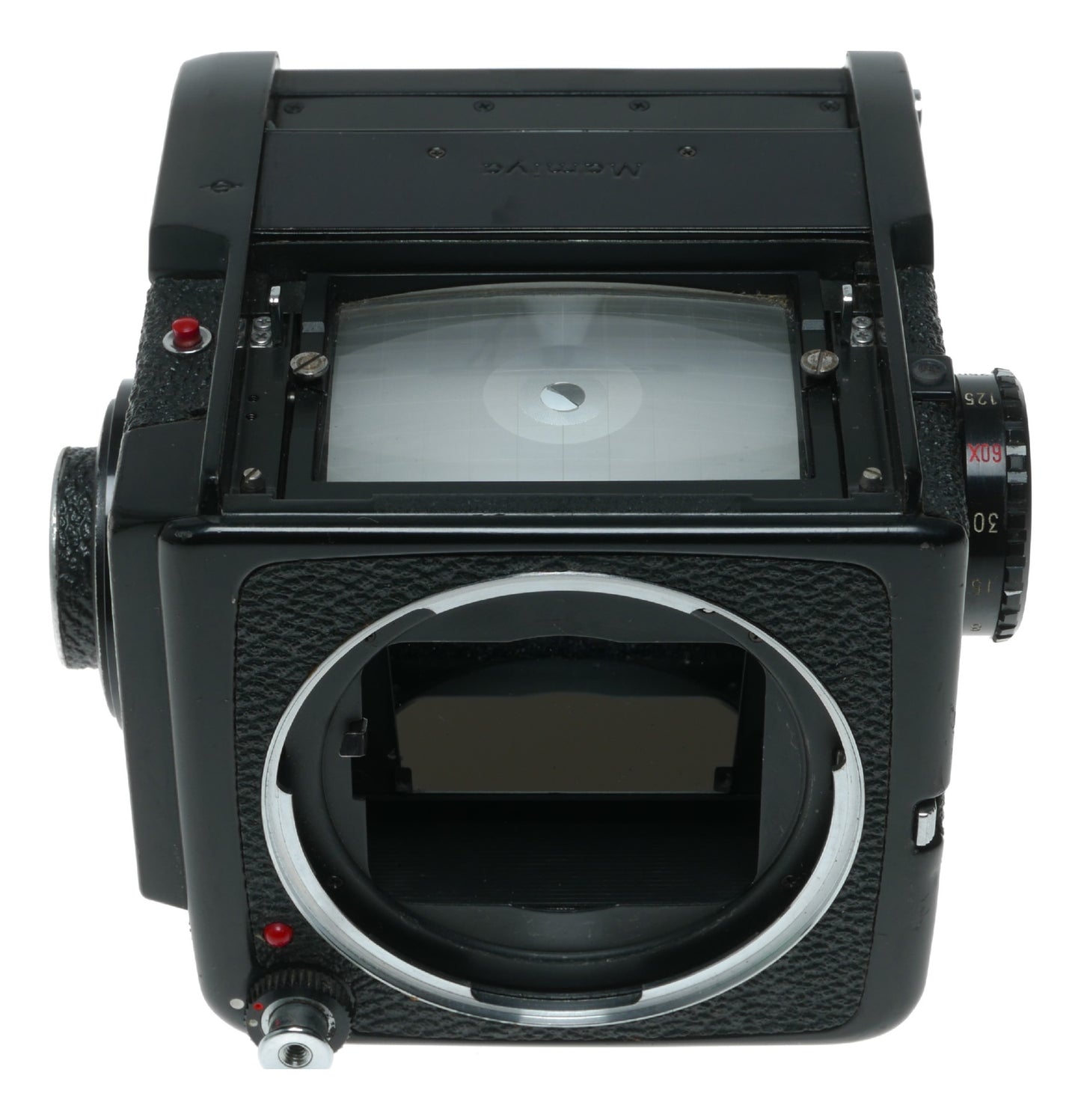 Mamiya M645J Vintage Medium Format Film Camera - Silver Oxide Battery Model - View 4