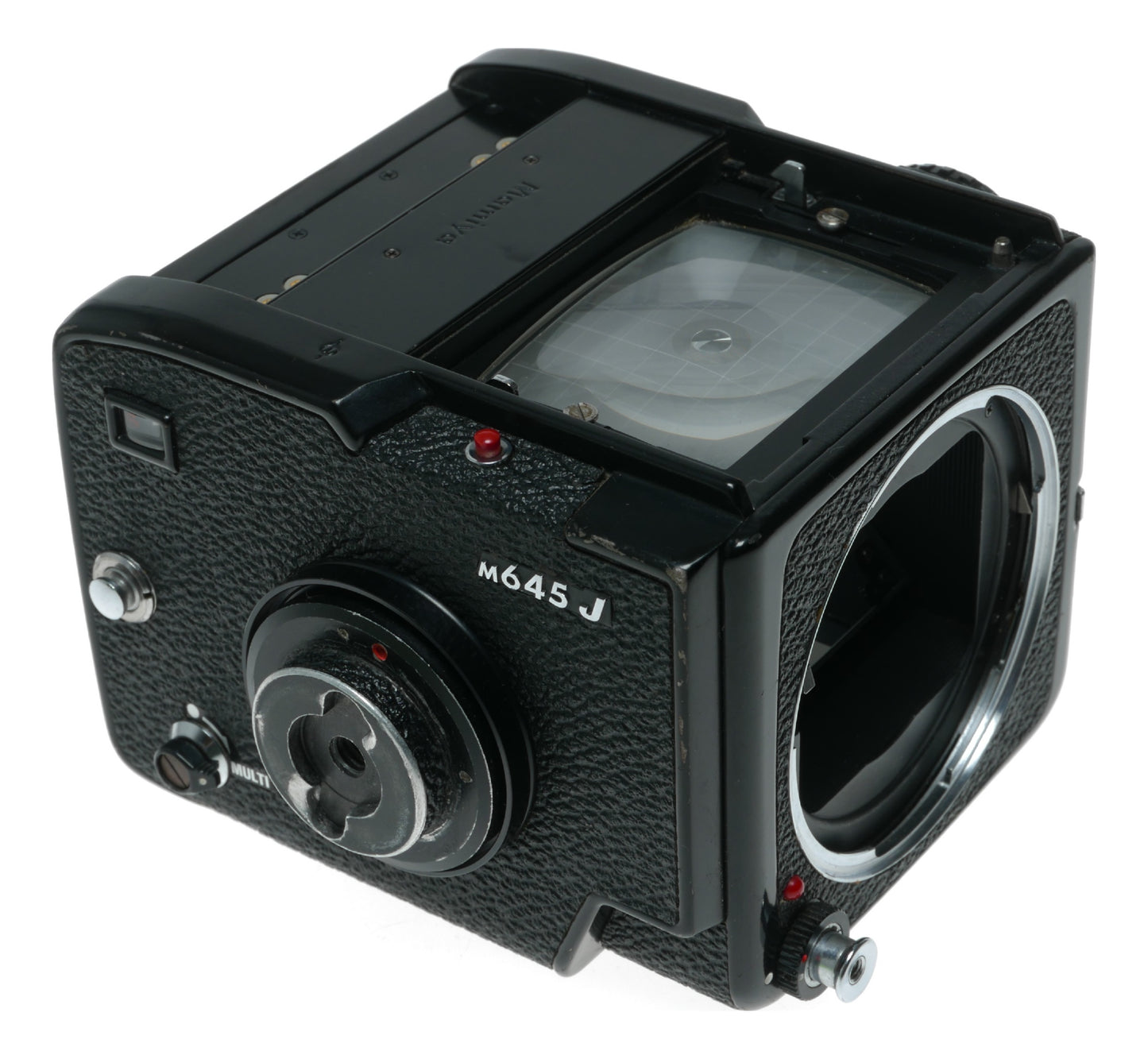 Mamiya M645J Vintage Medium Format Film Camera - Silver Oxide Battery Model - View 5