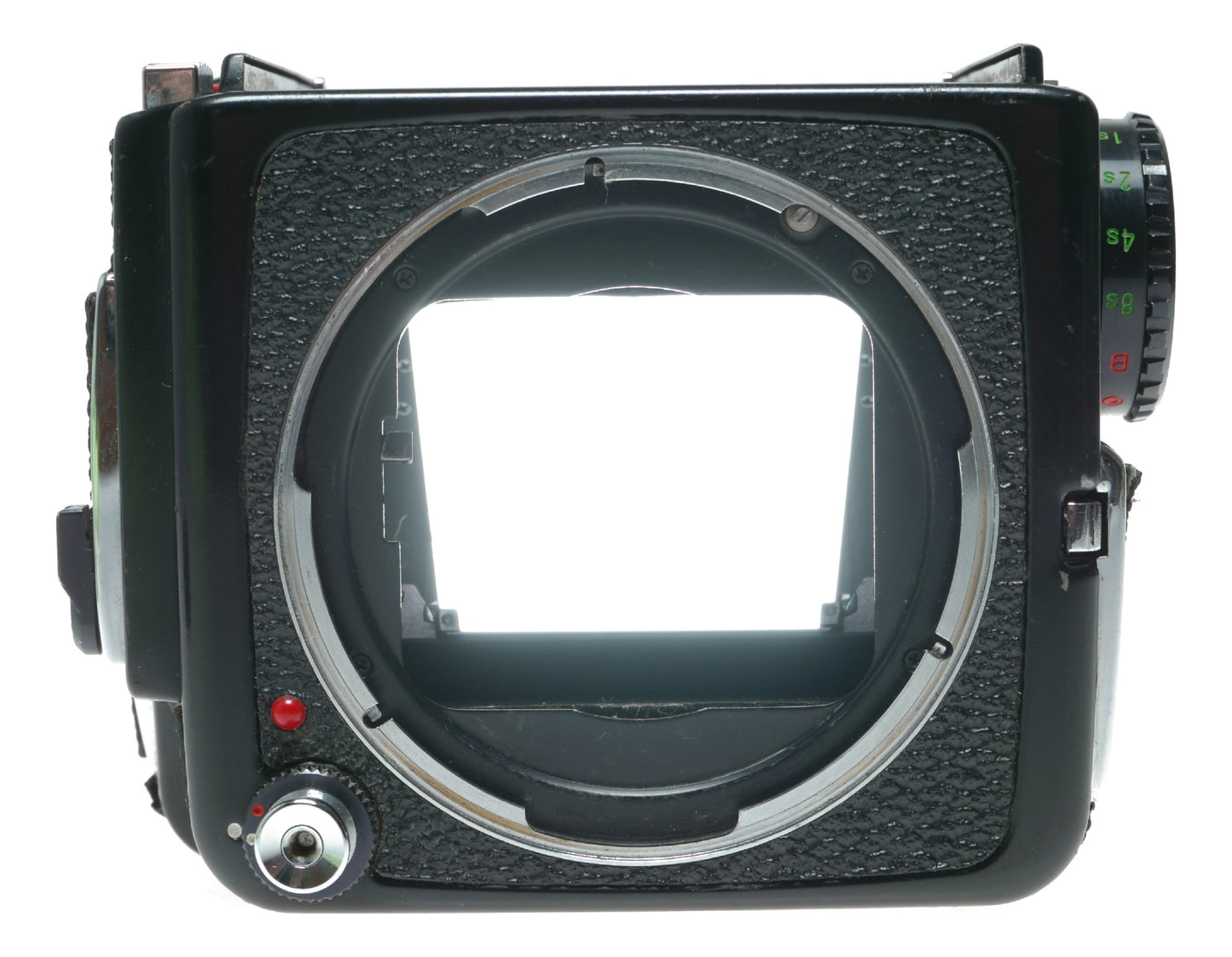 Mamiya M645 Vintage Film Camera with Multiple Exposure Settings and Mirror Lock-Up Feature