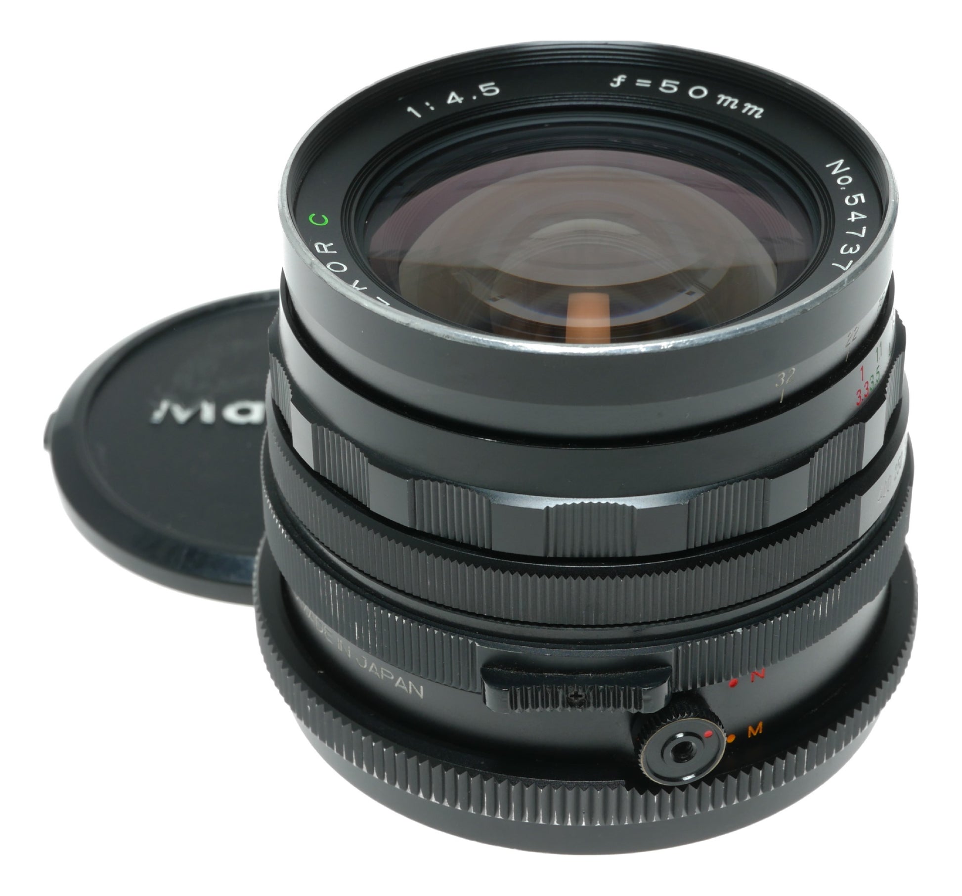 Mamiya-Sekor 50mm f/4.5 Vintage Camera Lens