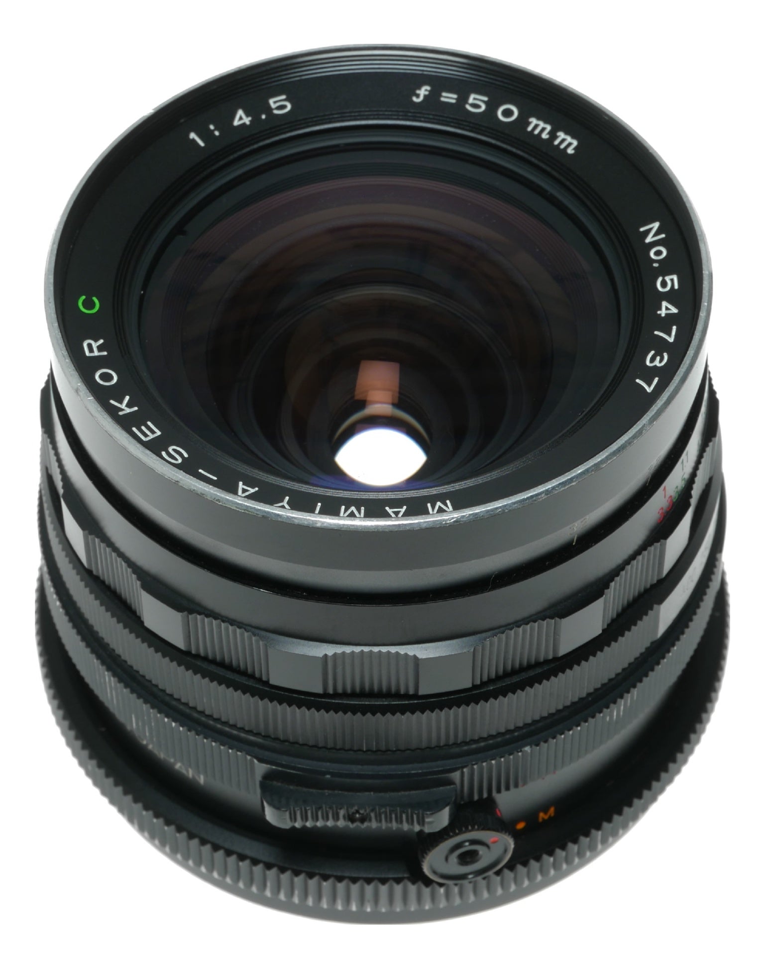 Mamiya-Sekor 50mm f/4.5 Vintage Camera Lens - View 12