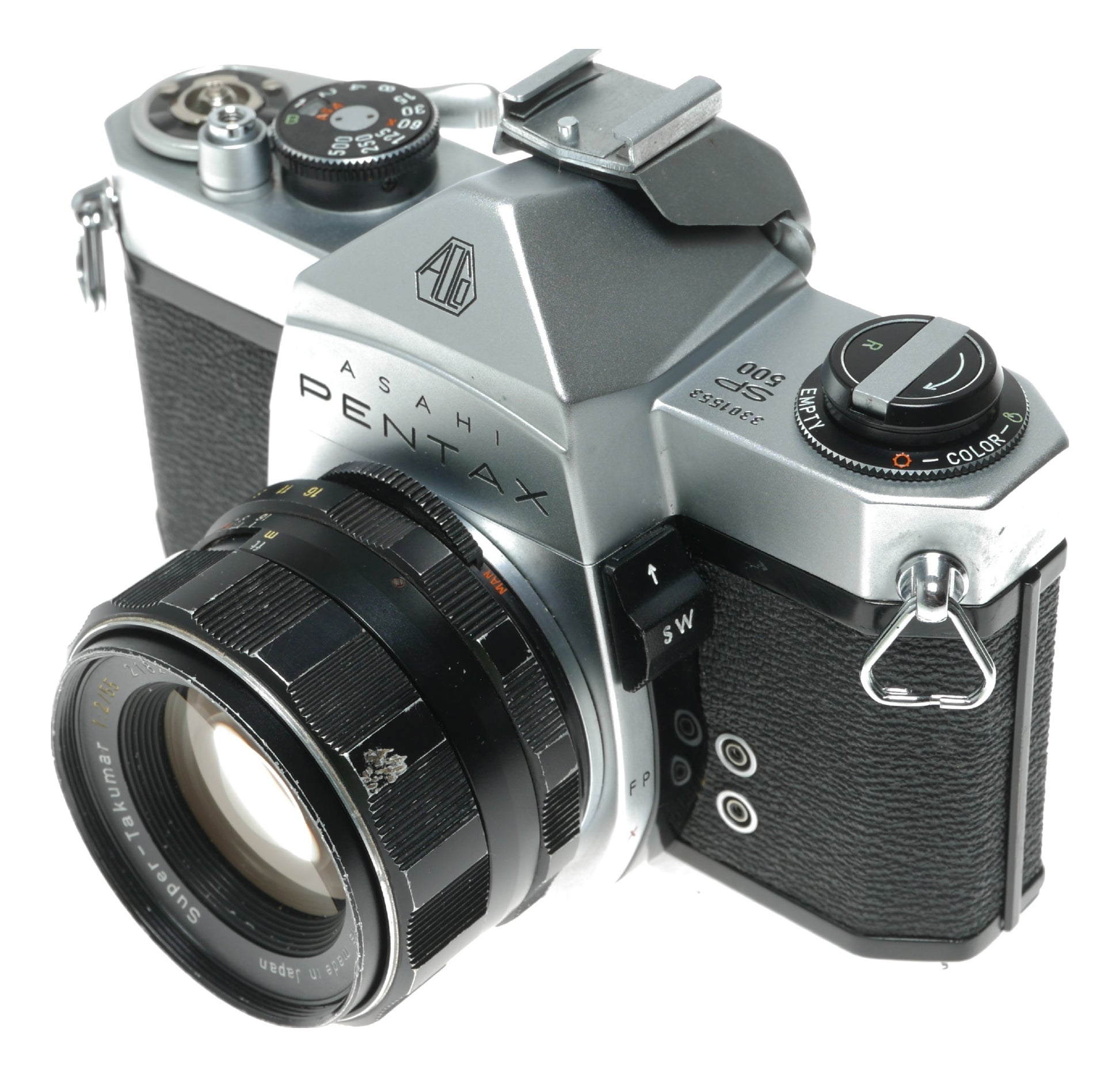 Asahi Pentax SP 500 Vintage SLR Camera with Super-Takumar 1:2/55 Lens - View 2