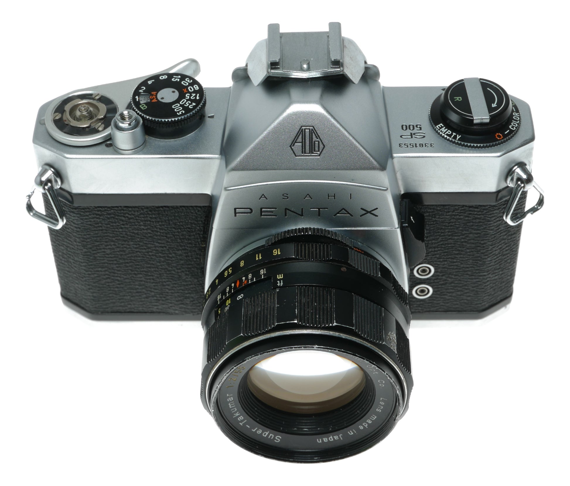 Asahi Pentax SP 500 Vintage SLR Camera with Super-Takumar 1:2/55 Lens - View 3