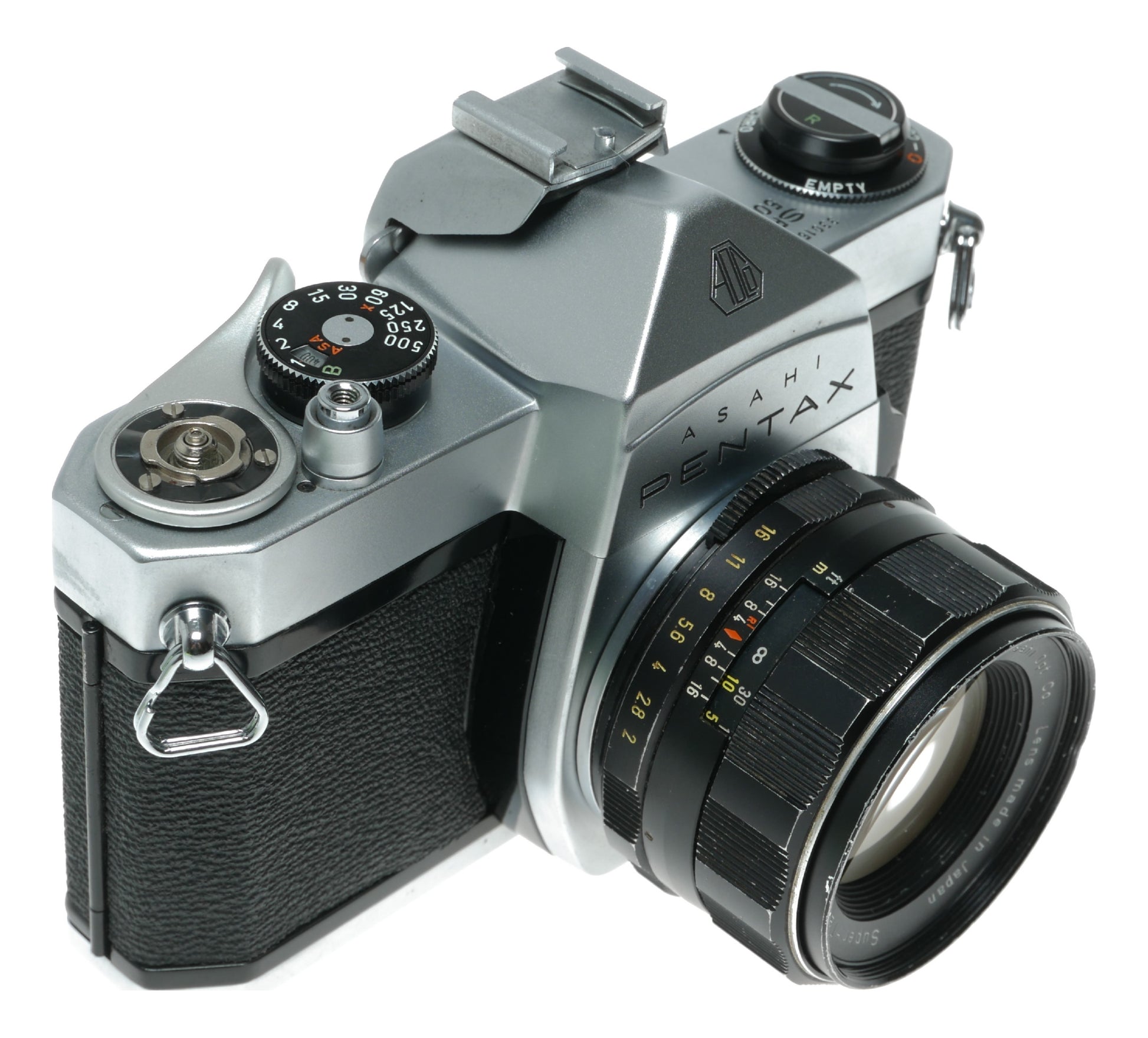 Asahi Pentax SP 500 Vintage SLR Camera with Super-Takumar 1:2/55 Lens - View 4