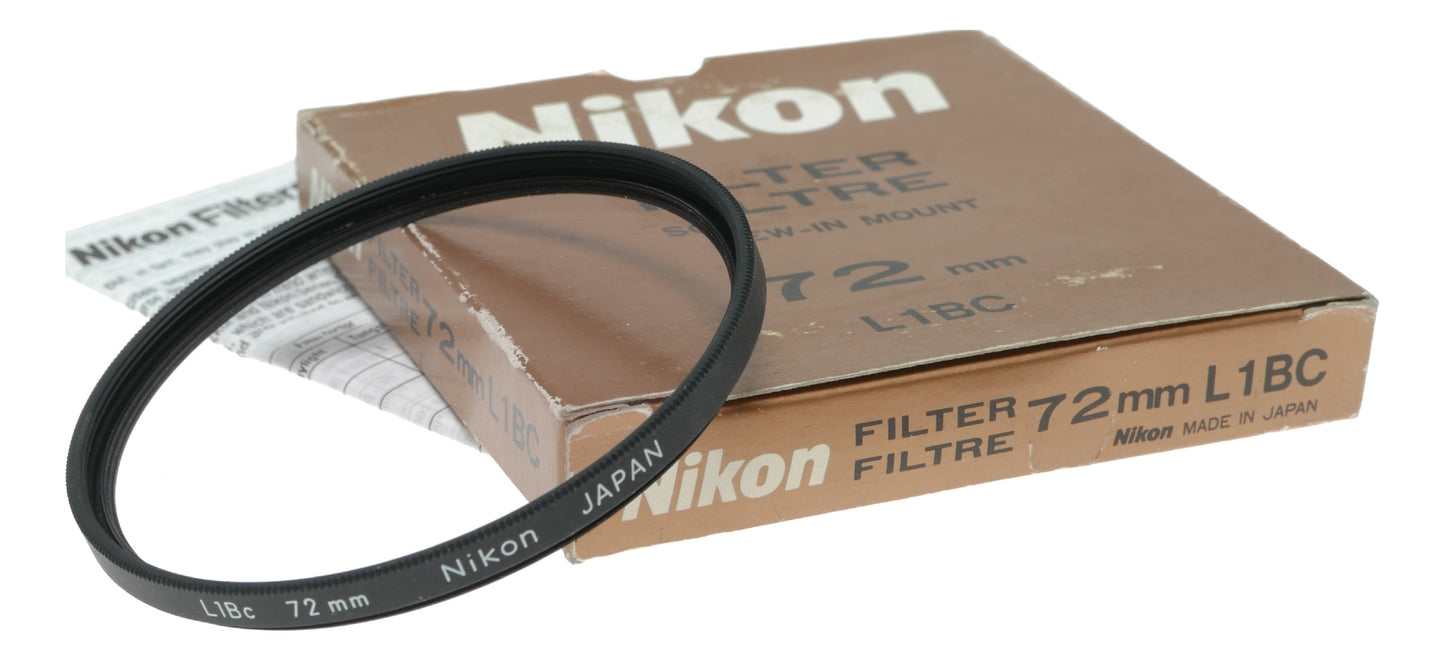 Nikon 72mm L1BC Screw-In Filter Made in Japan