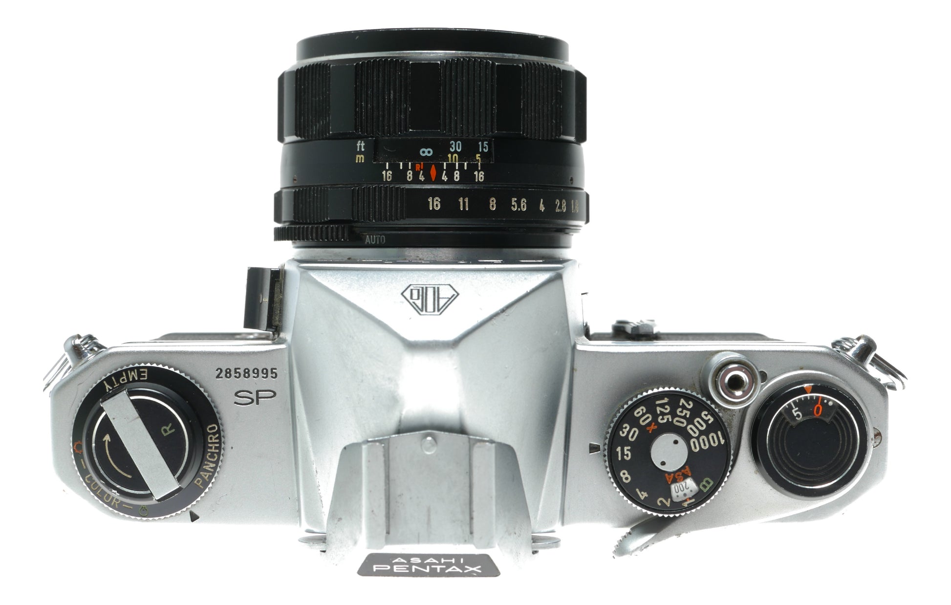 Asahi Pentax Spotmatic Vintage SLR Camera with Super-Takumar 1:1.8/55mm Lens - View 6