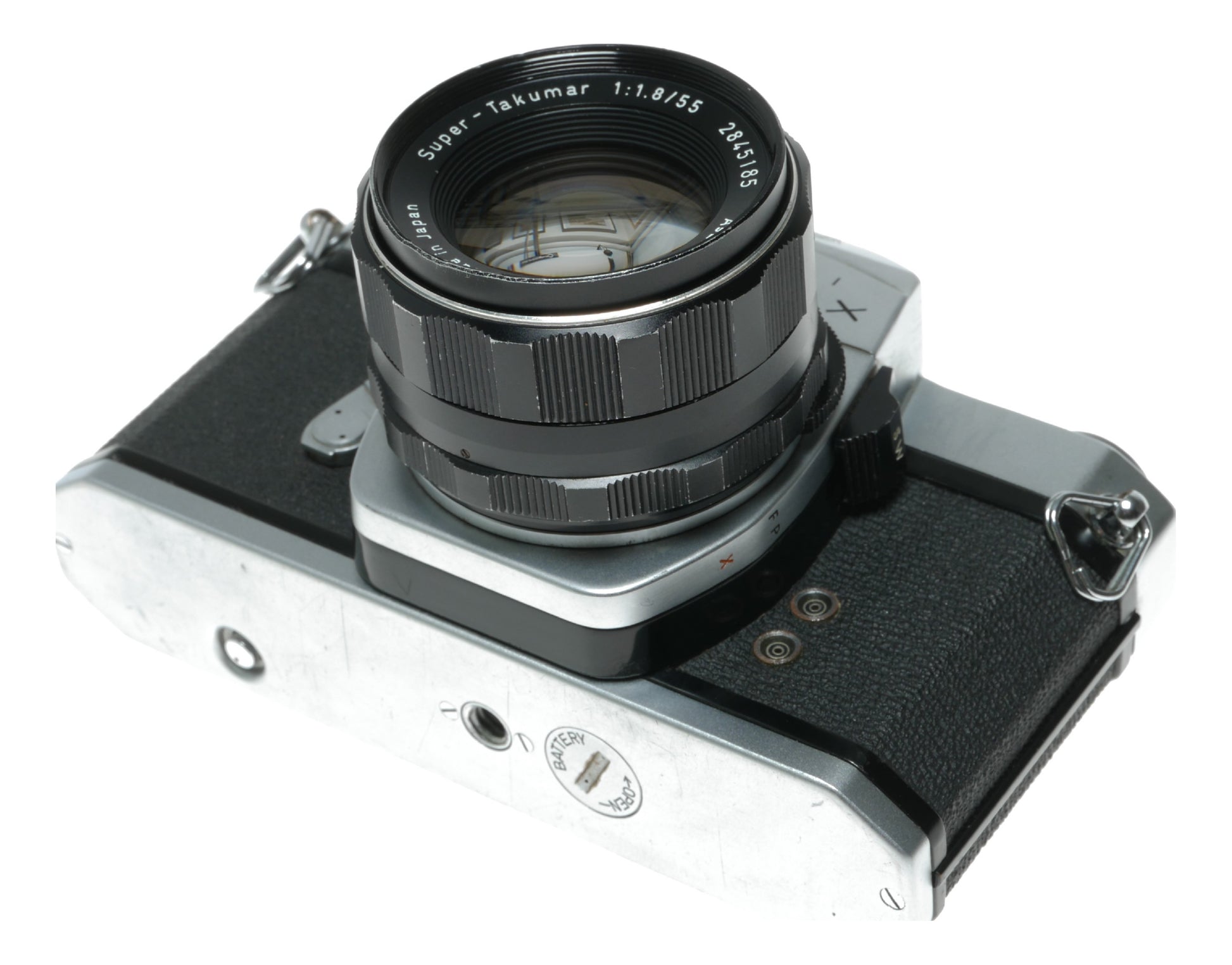 Asahi Pentax Spotmatic Vintage SLR Camera with Super-Takumar 1:1.8/55mm Lens - View 8