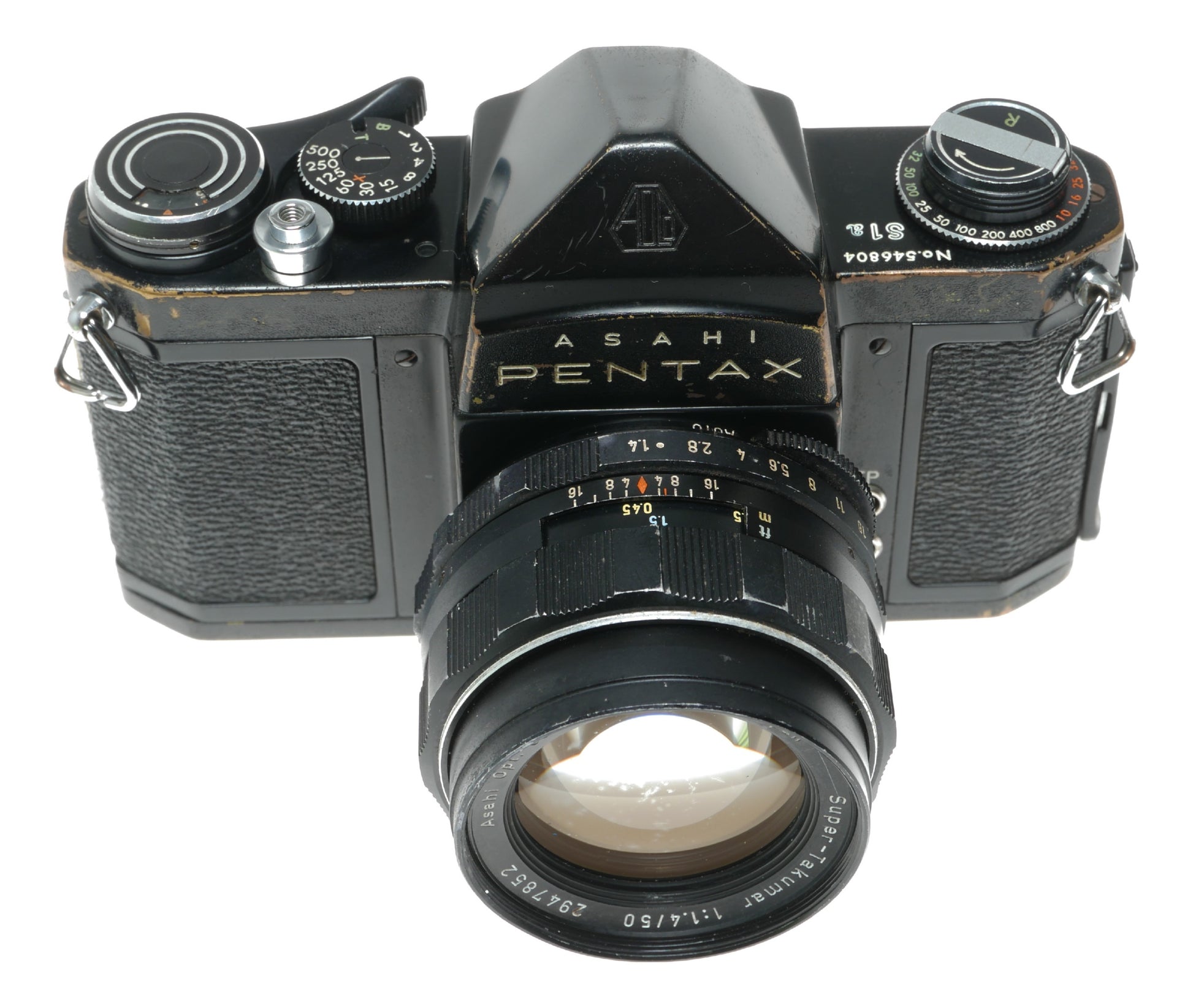 Asahi Pentax S1a Vintage SLR Camera with Super-Takumar 1:1.4/50mm Lens - View 3