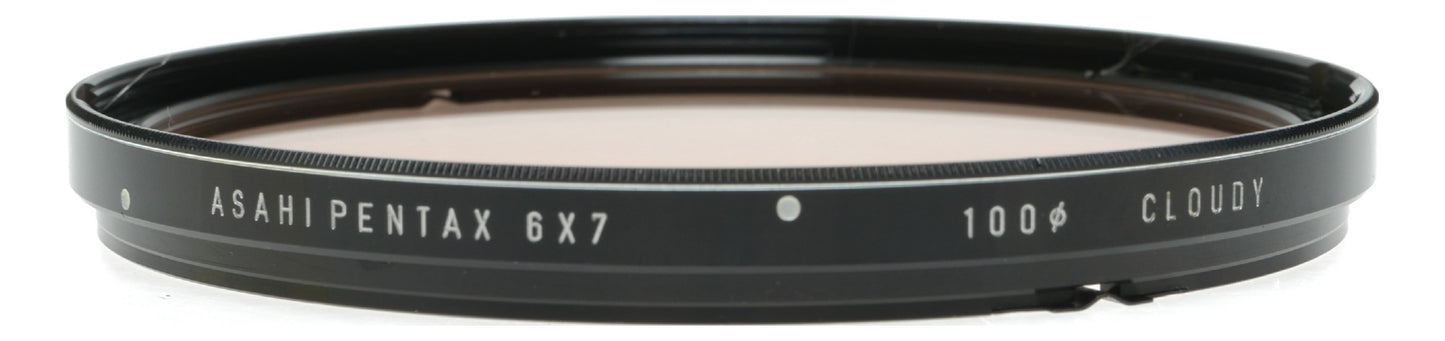 Asahi Pentax 6x7 Medium Format Film Camera with 100mm Filter, Cloudy Setting, Made in Japan - View 3