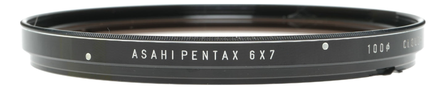 Asahi Pentax 6x7 Medium Format Film Camera with 100mm Filter, Cloudy Setting, Made in Japan - View 5