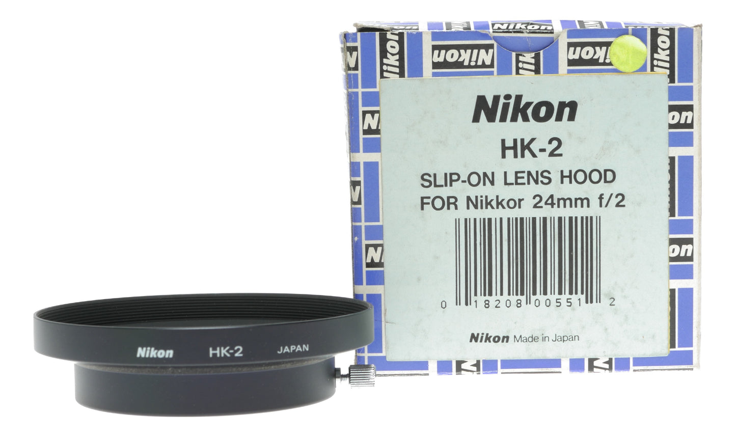Nikon HK-2 Slip-On Lens Hood for Nikkor 24mm f/2 Lens