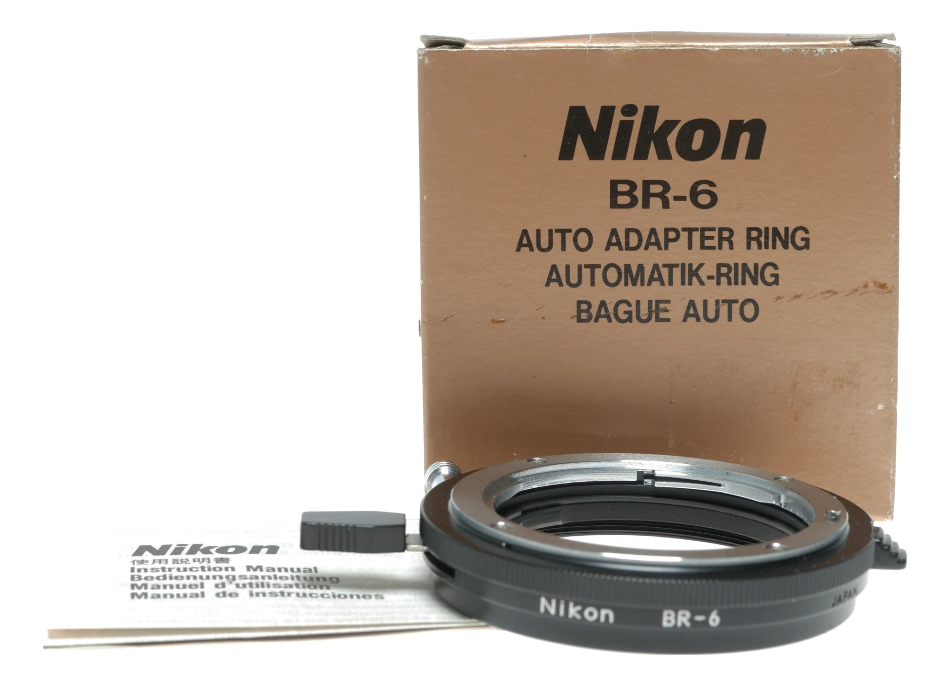 Nikon BR-6 Auto Adapter Ring for Lenses - Japanese Manufactured Accessory